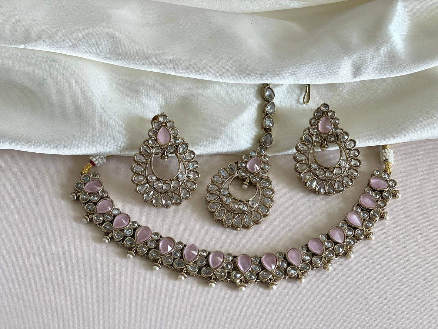 Reverse AD Baby Pink Choker