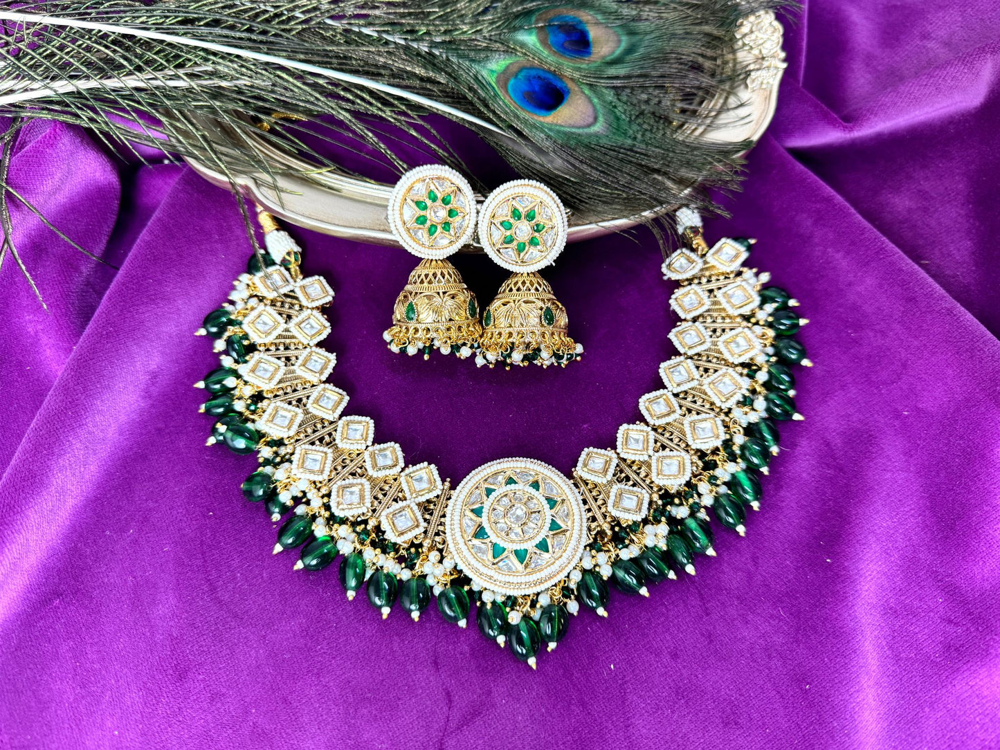 Emerald Green Gold Set- Roar 1015