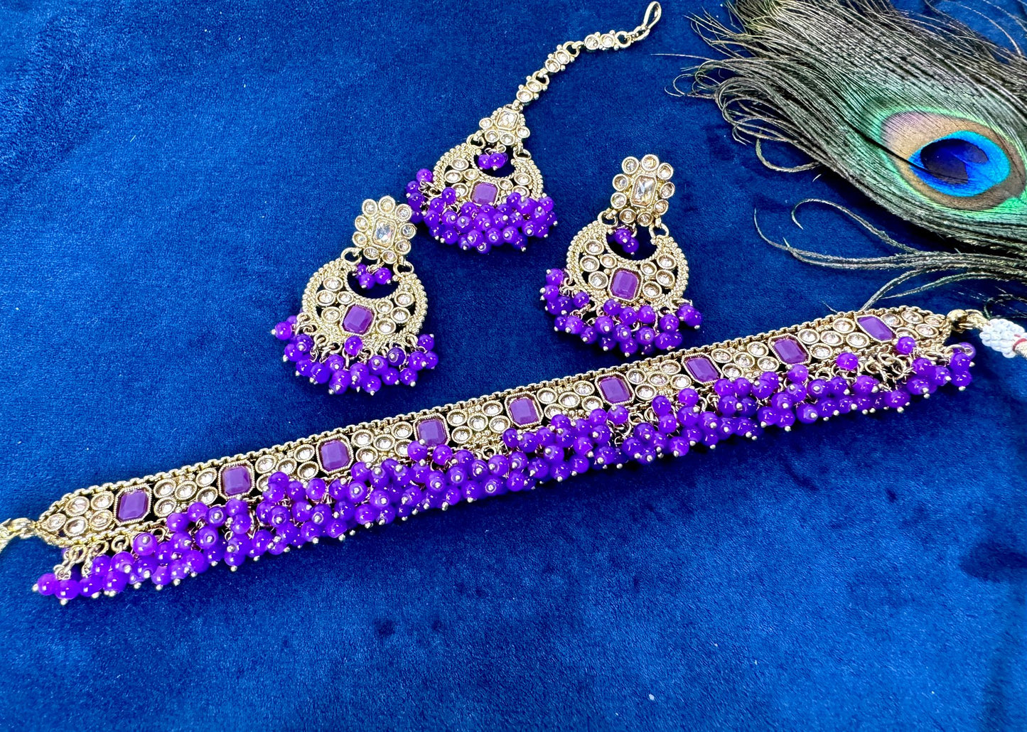 Deep Purple Choker- Majesty 1014