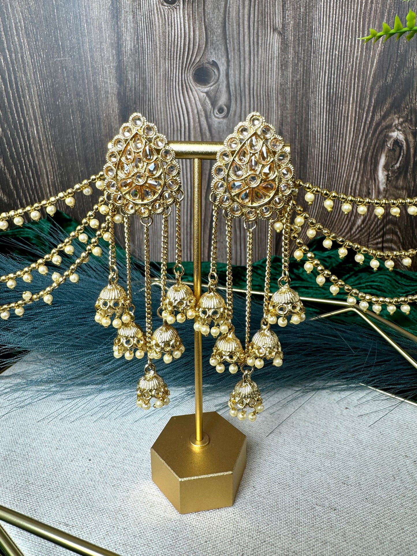 Gold Sahara Earrings- Charisma 1019