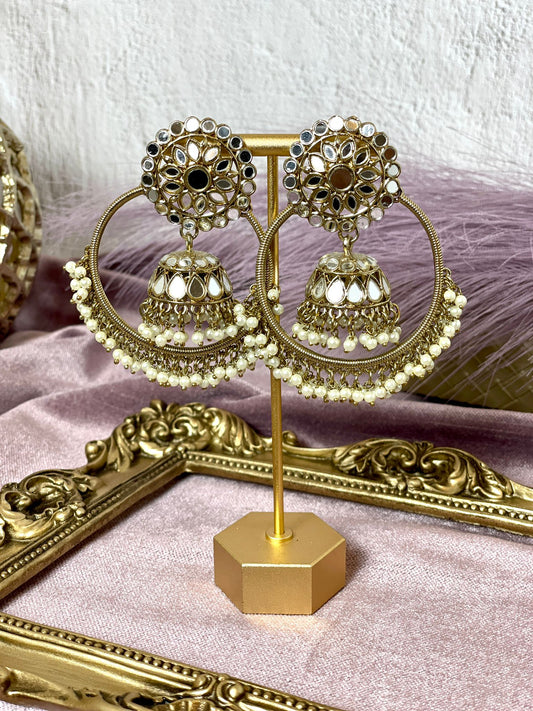 Round Ball Tassel Drop Jhumka