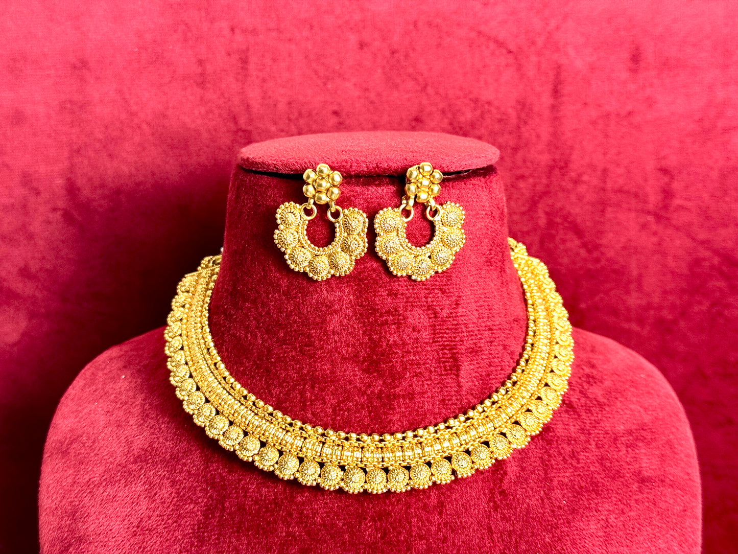 Gold Plated Choker Swarna 1010