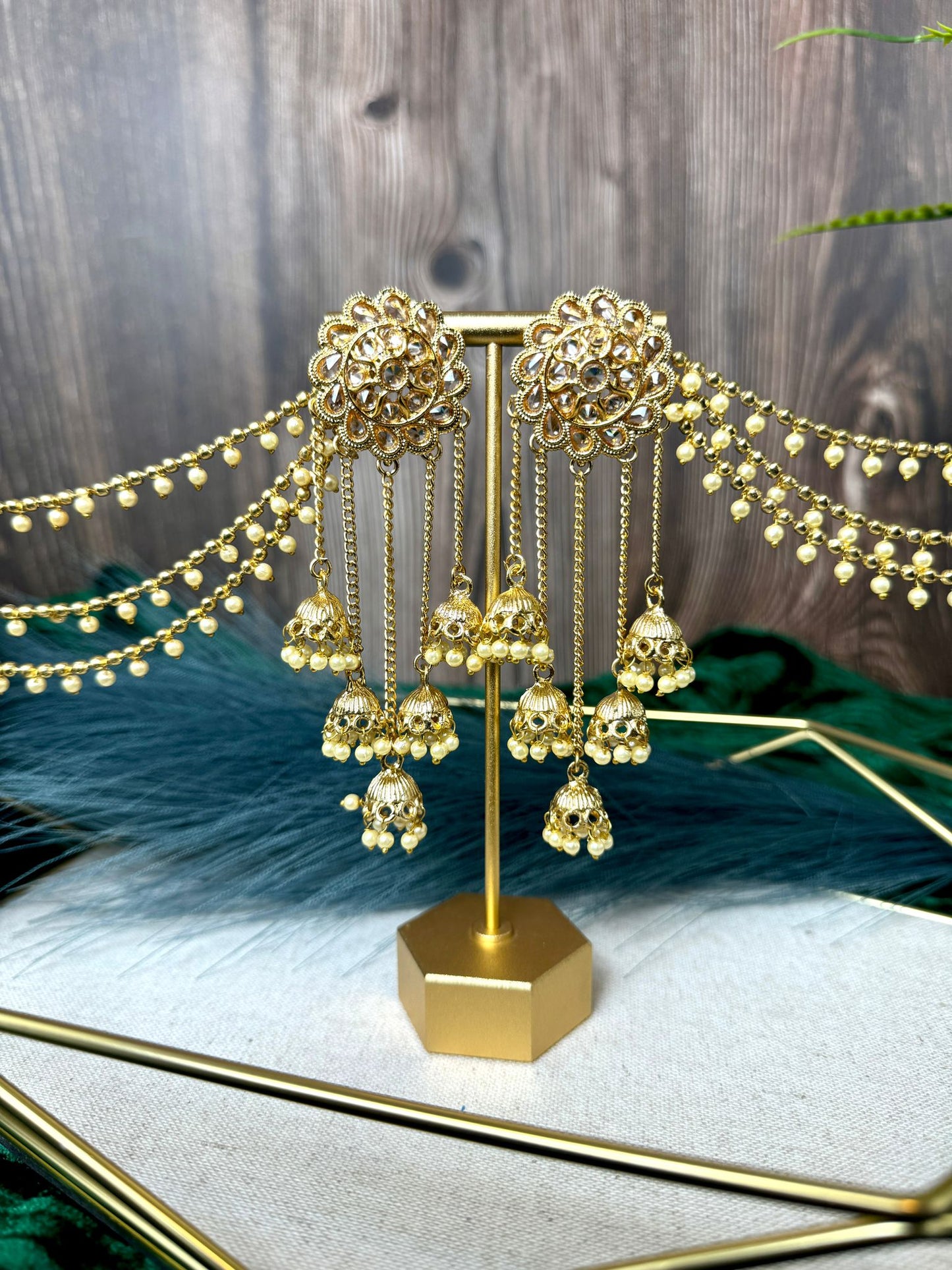 Gold Sahara Earrings- Charisma 1028