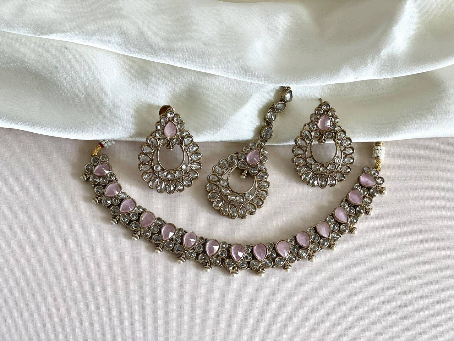 Reverse AD Baby Pink Choker