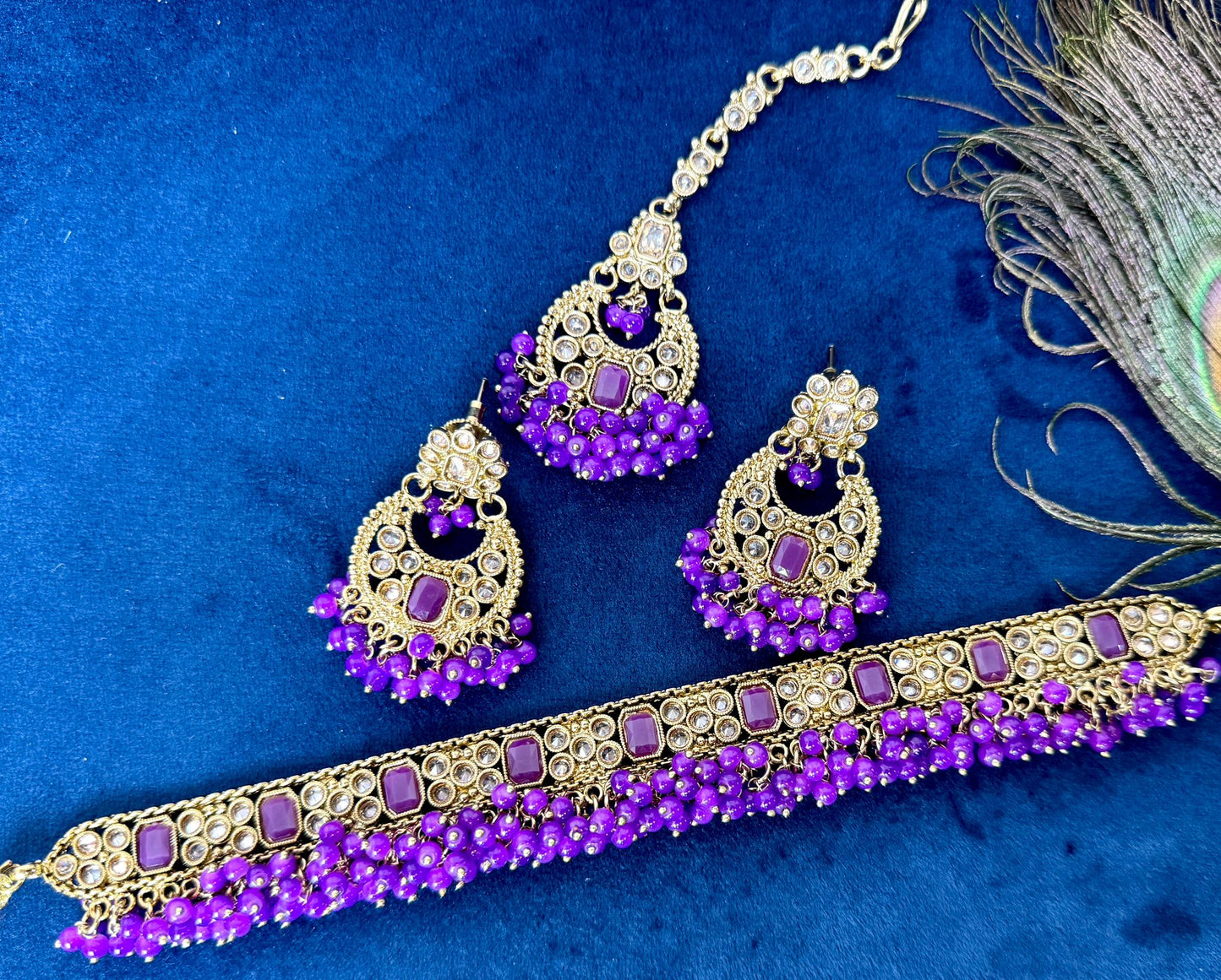 Deep Purple Choker- Majesty 1014