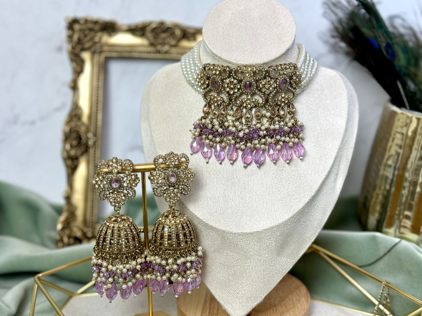 Lavender Choker - Grace 1001