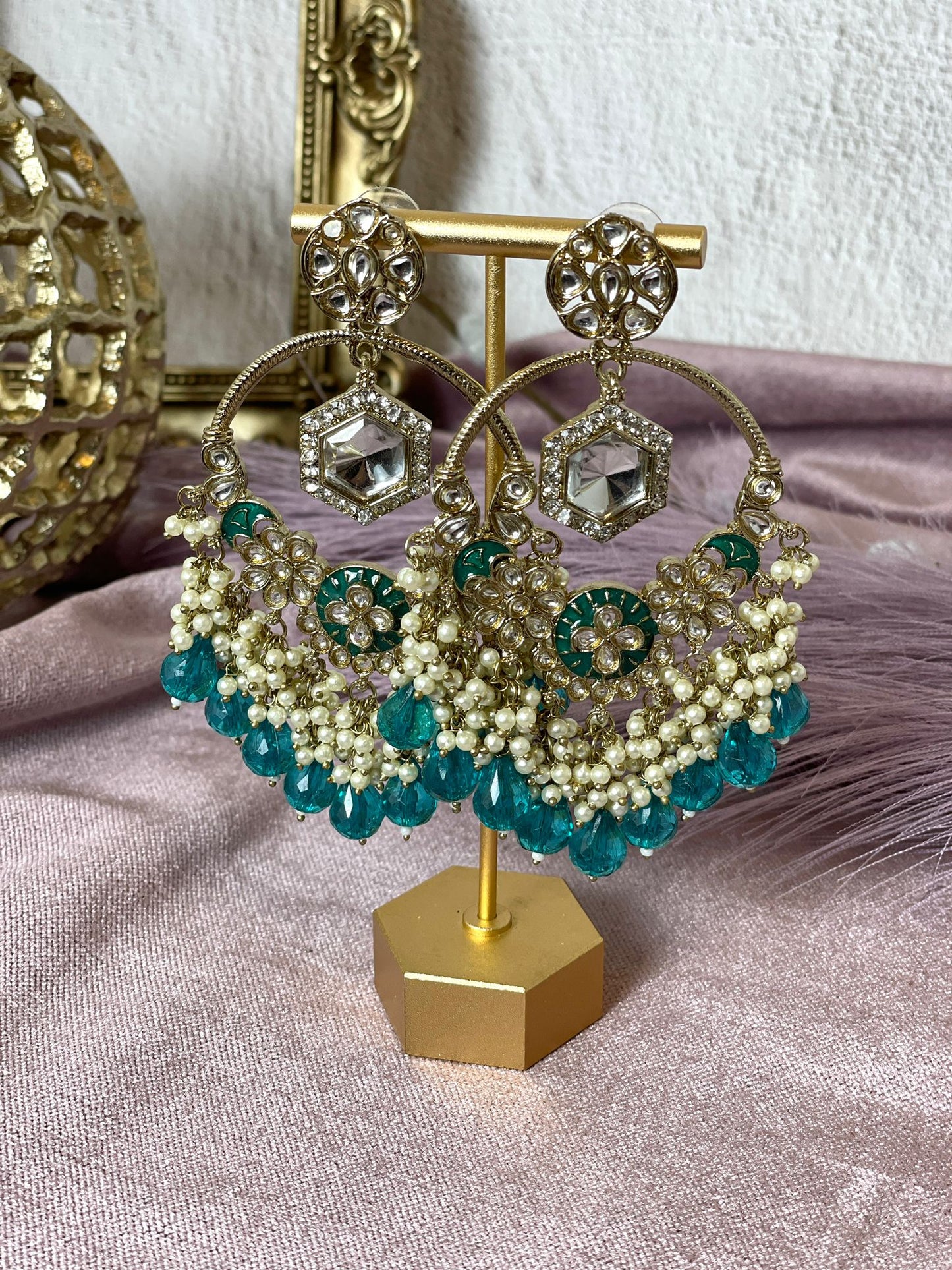 Teal Chandbalis- Aura 1009