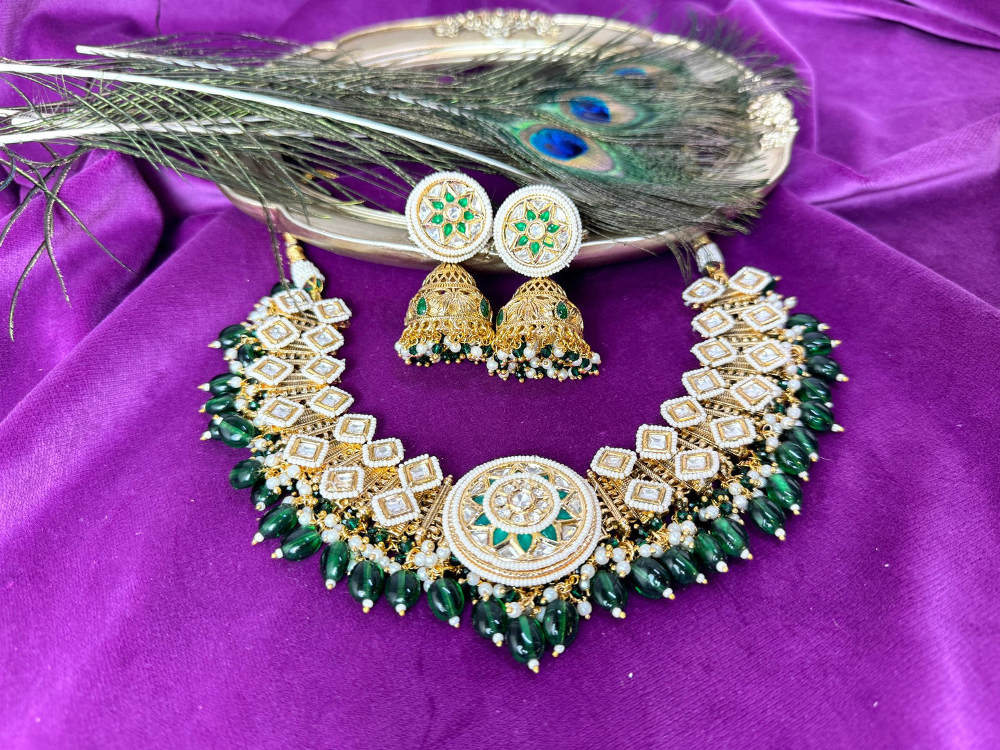 Emerald Green Gold Set- Roar 1015