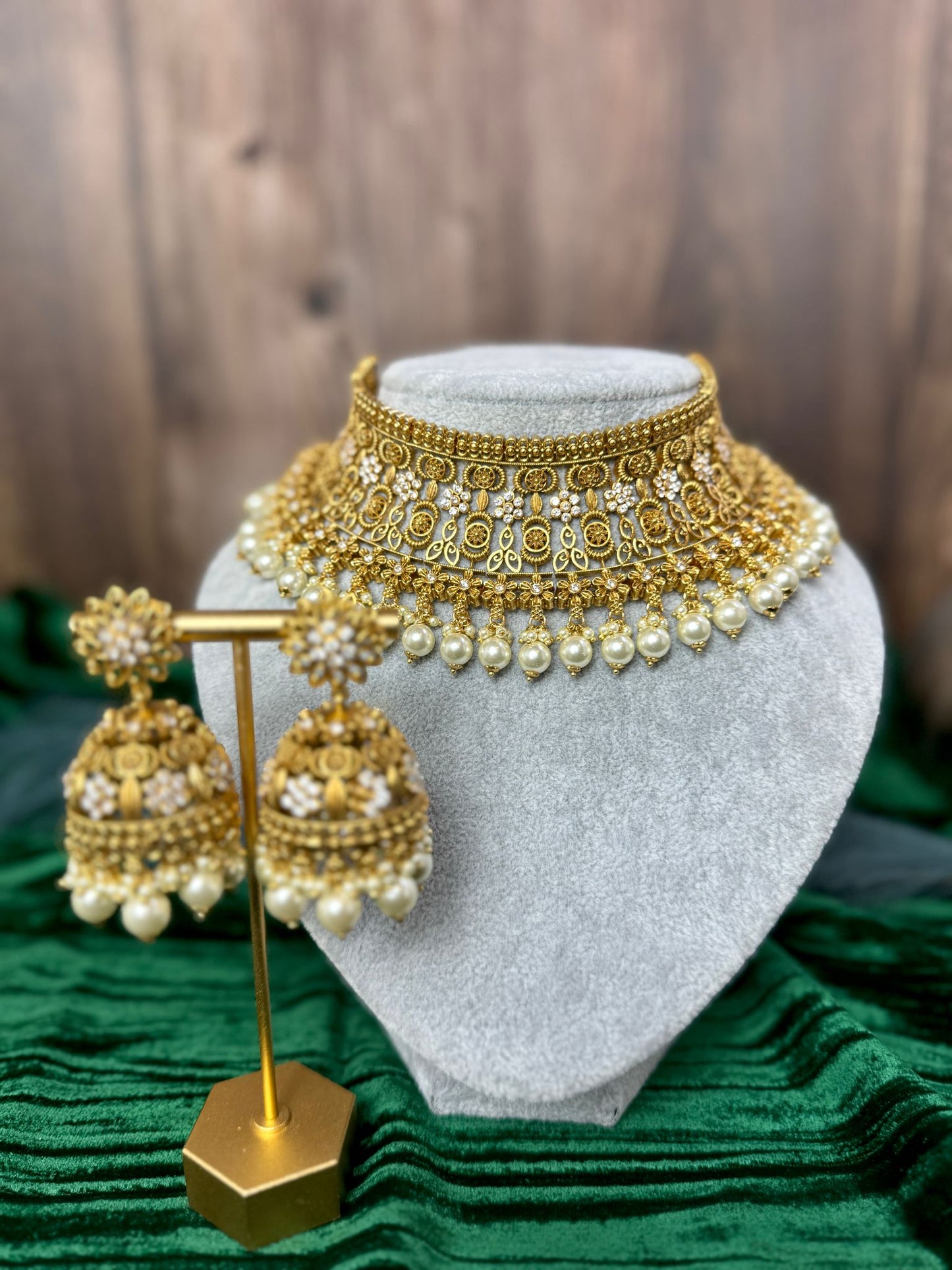 Gold Plated Bridal Set- Charisma 1011
