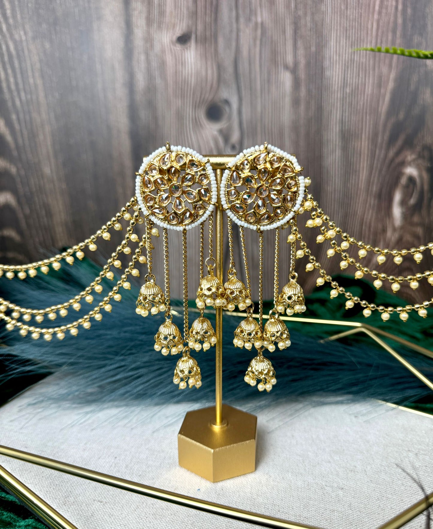 Gold Sahara Earrings- Charisma 1018