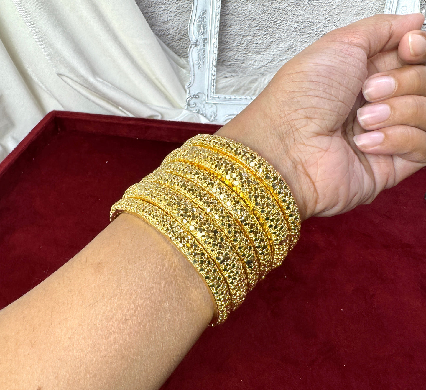 24 Gold Carat Plated Kadas Gold Rush 1007