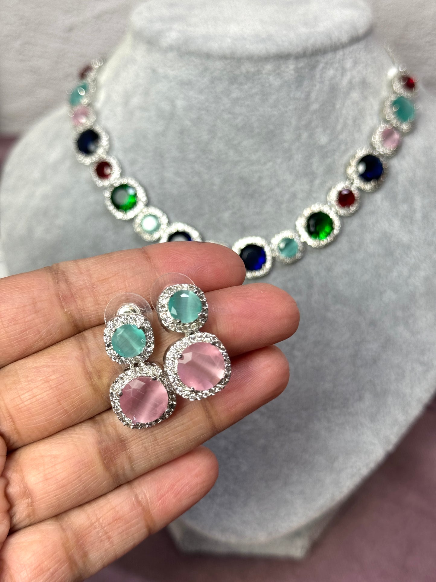Multicolor Diamond Set Glaze 1006