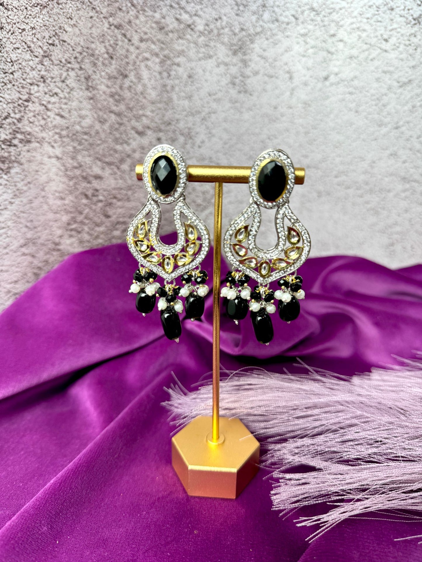 Black Kundan Choker- Roar 1024