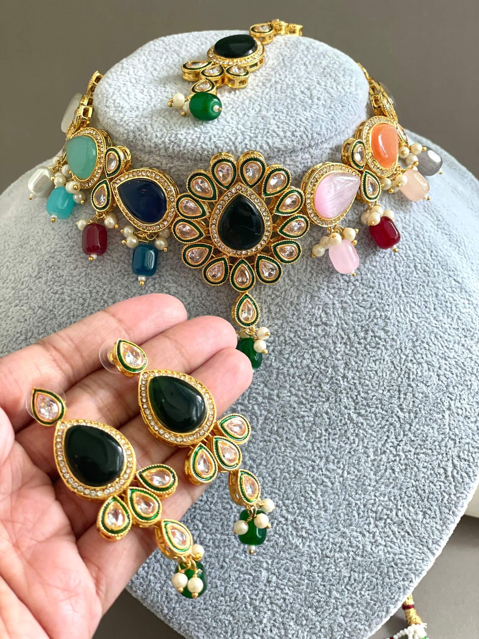 Elegance of jhumkas