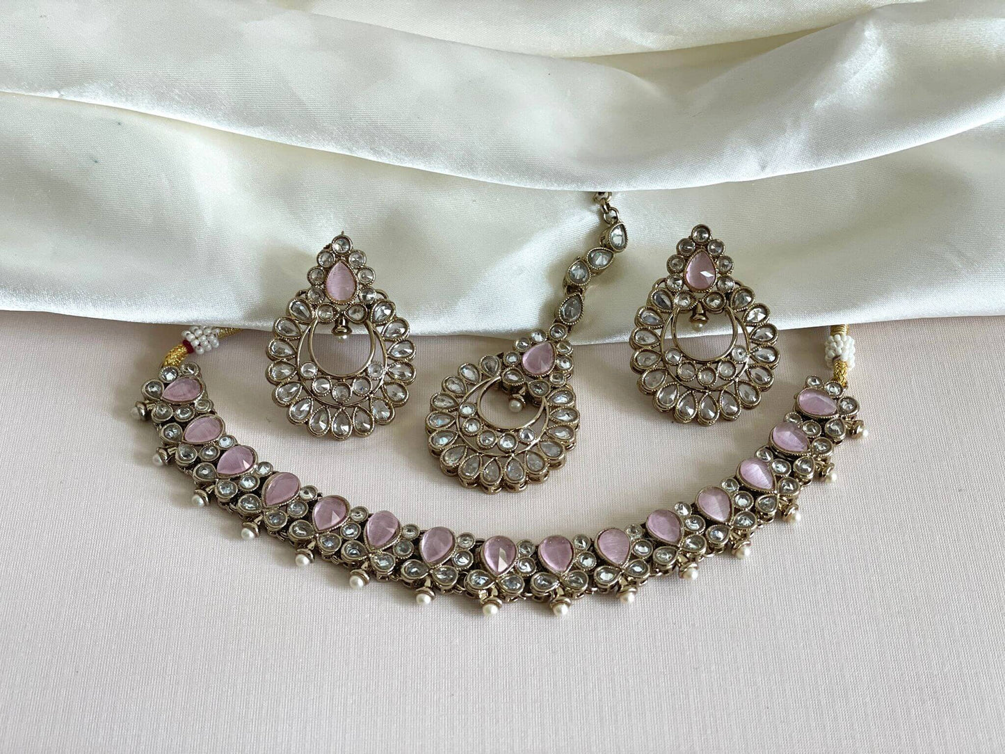 Reverse AD Baby Pink Choker