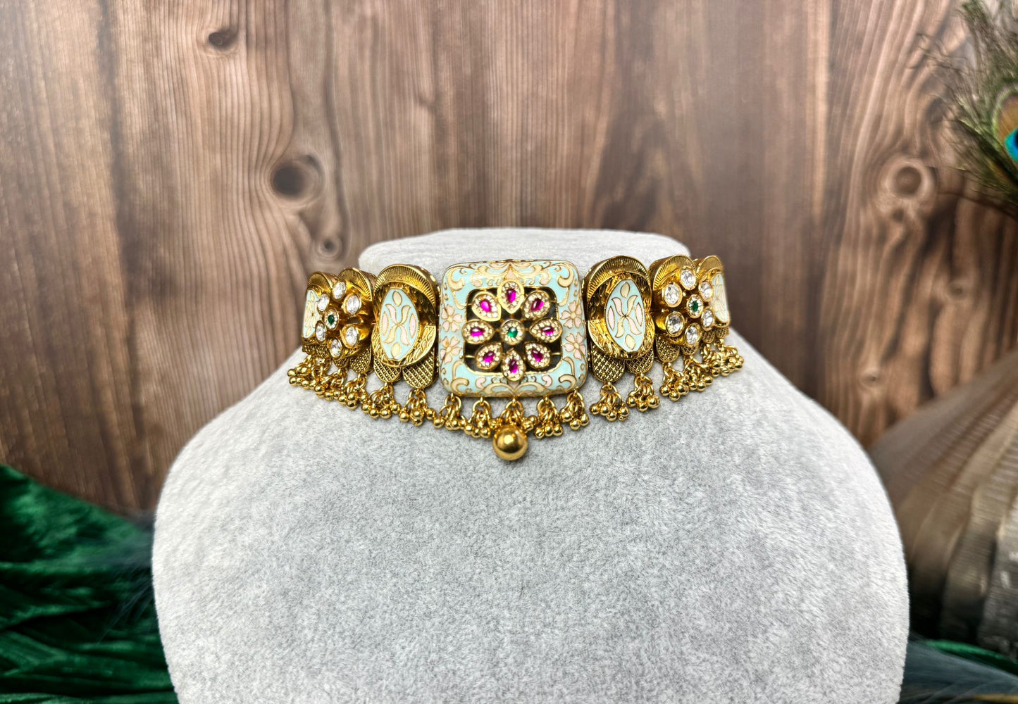 Meenakari Magenta Set- Charisma 1009