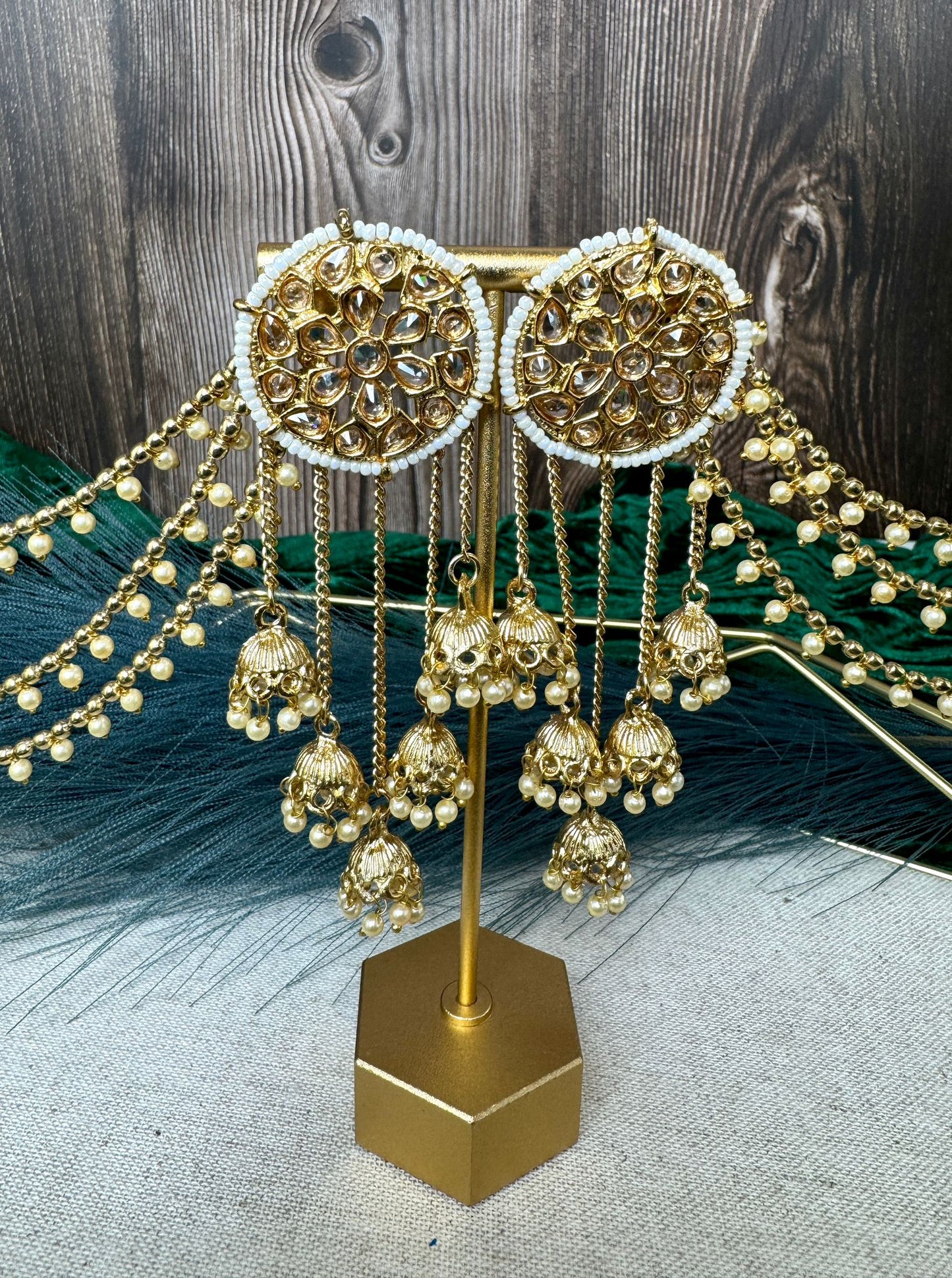 Gold Sahara Earrings- Charisma 1018