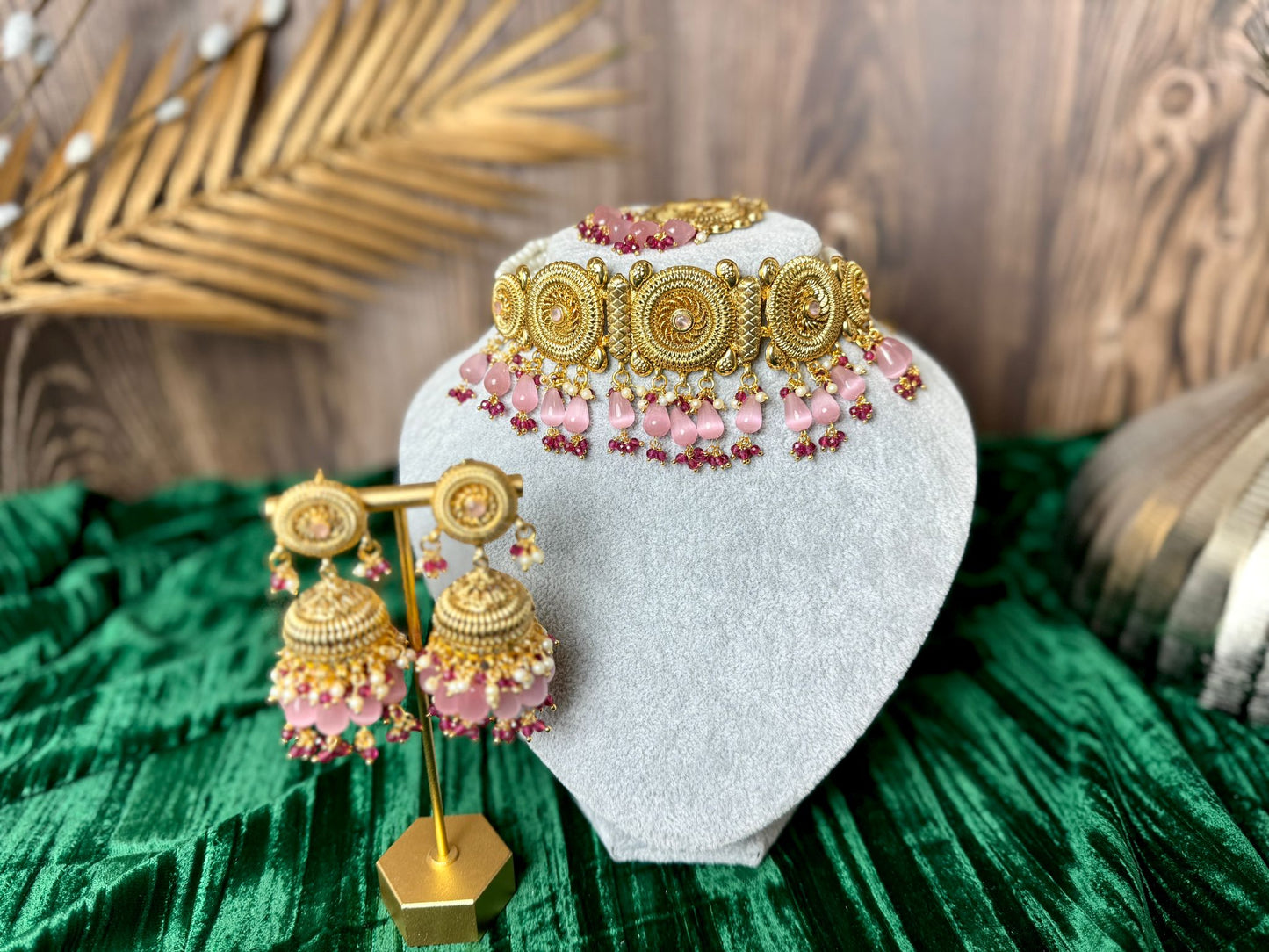 Light Pink Gold Plated Set- Charisma 1001