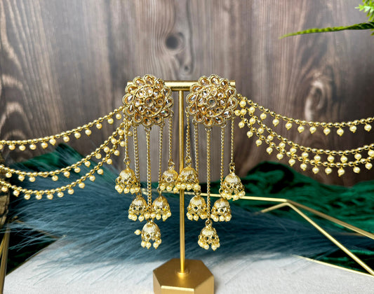 Gold Sahara Earrings- Charisma 1028