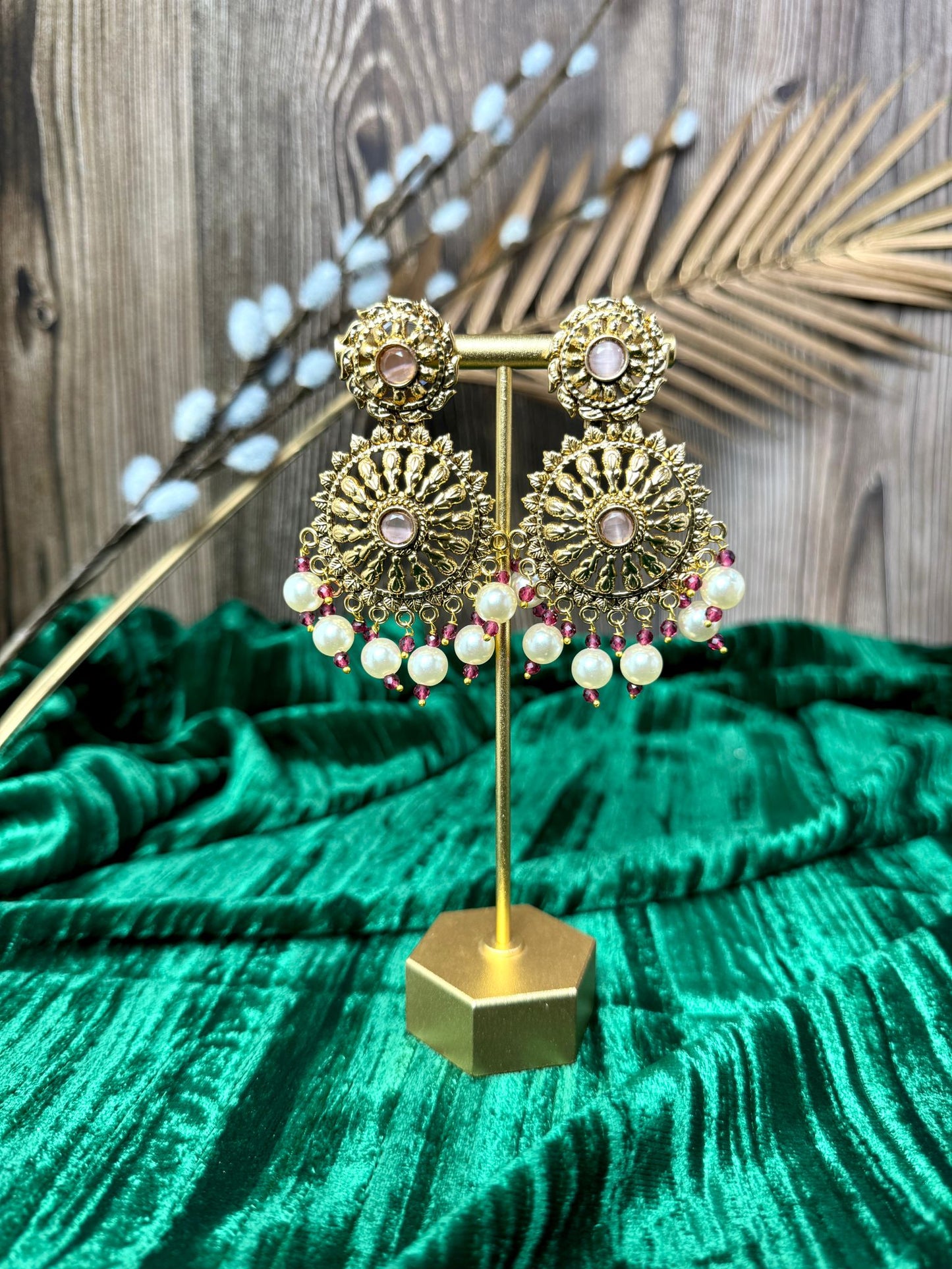 Light Pink Antique Gold Set- Charisma 1002