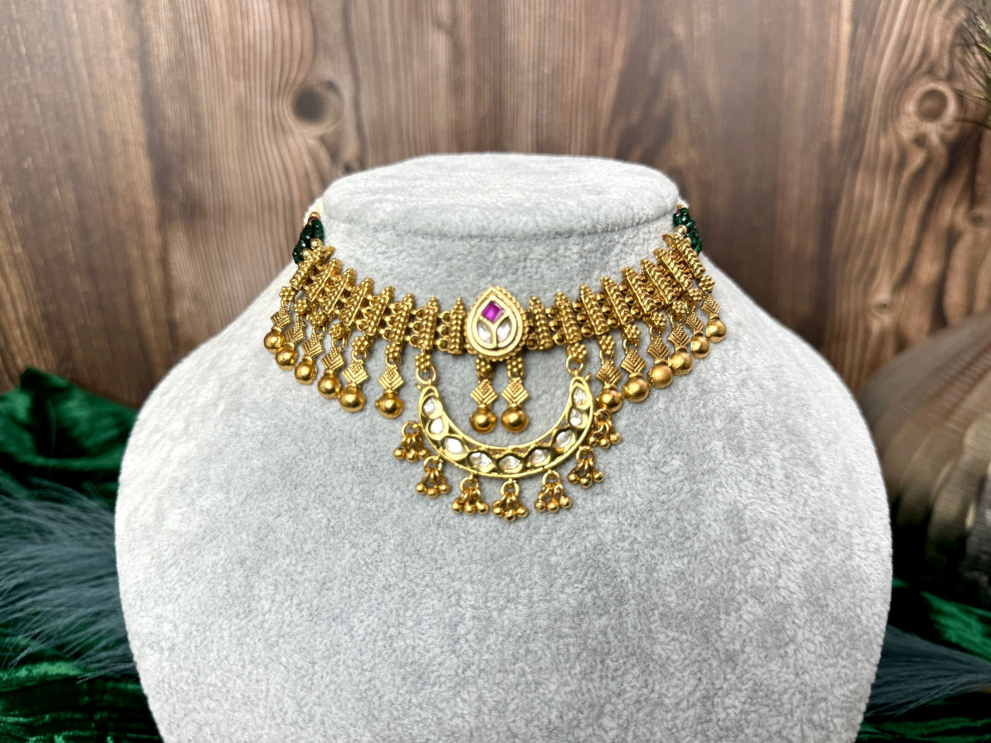 Antique Gold Choker Set- Charisma 1017