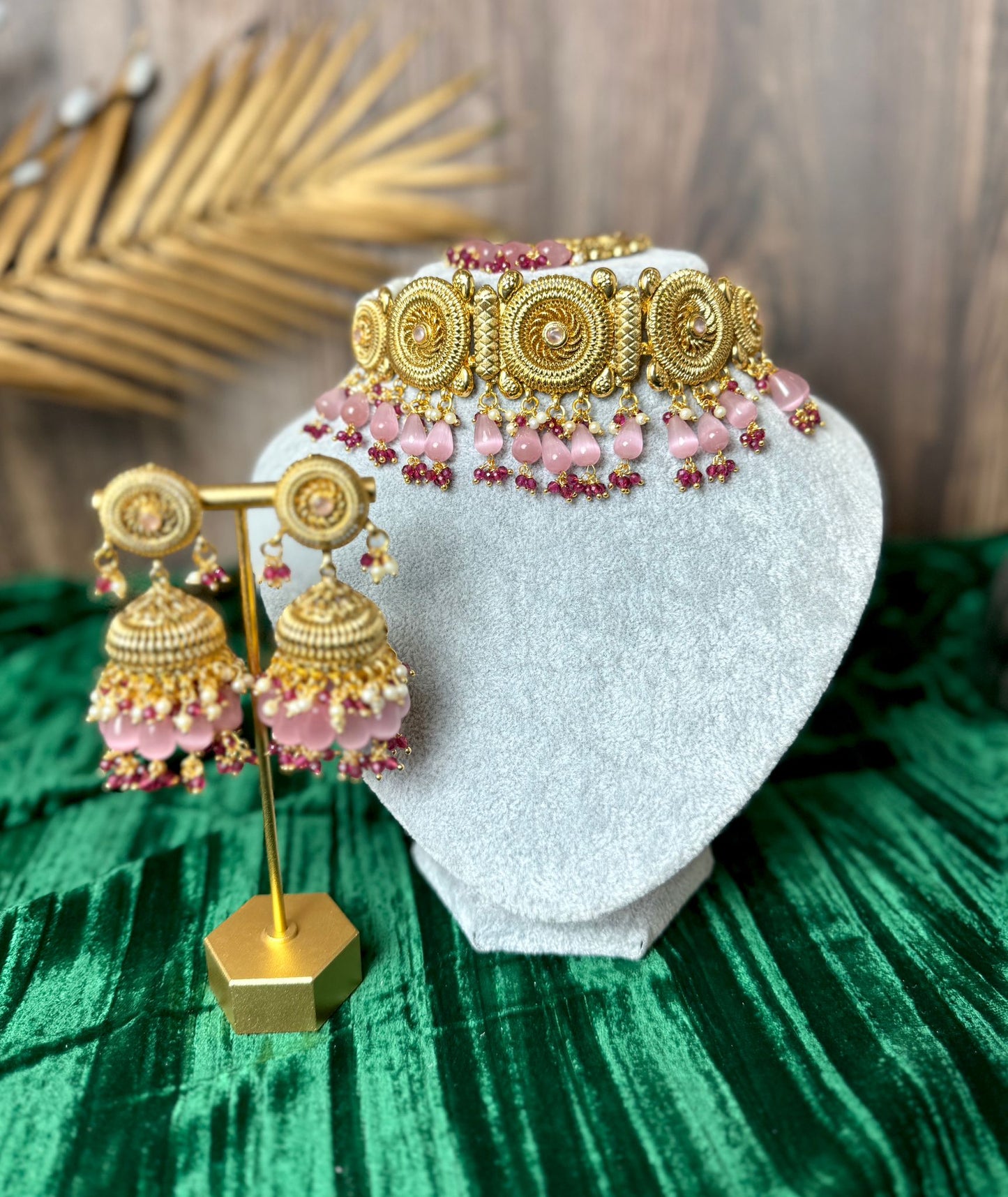 Light Pink Gold Plated Set- Charisma 1001