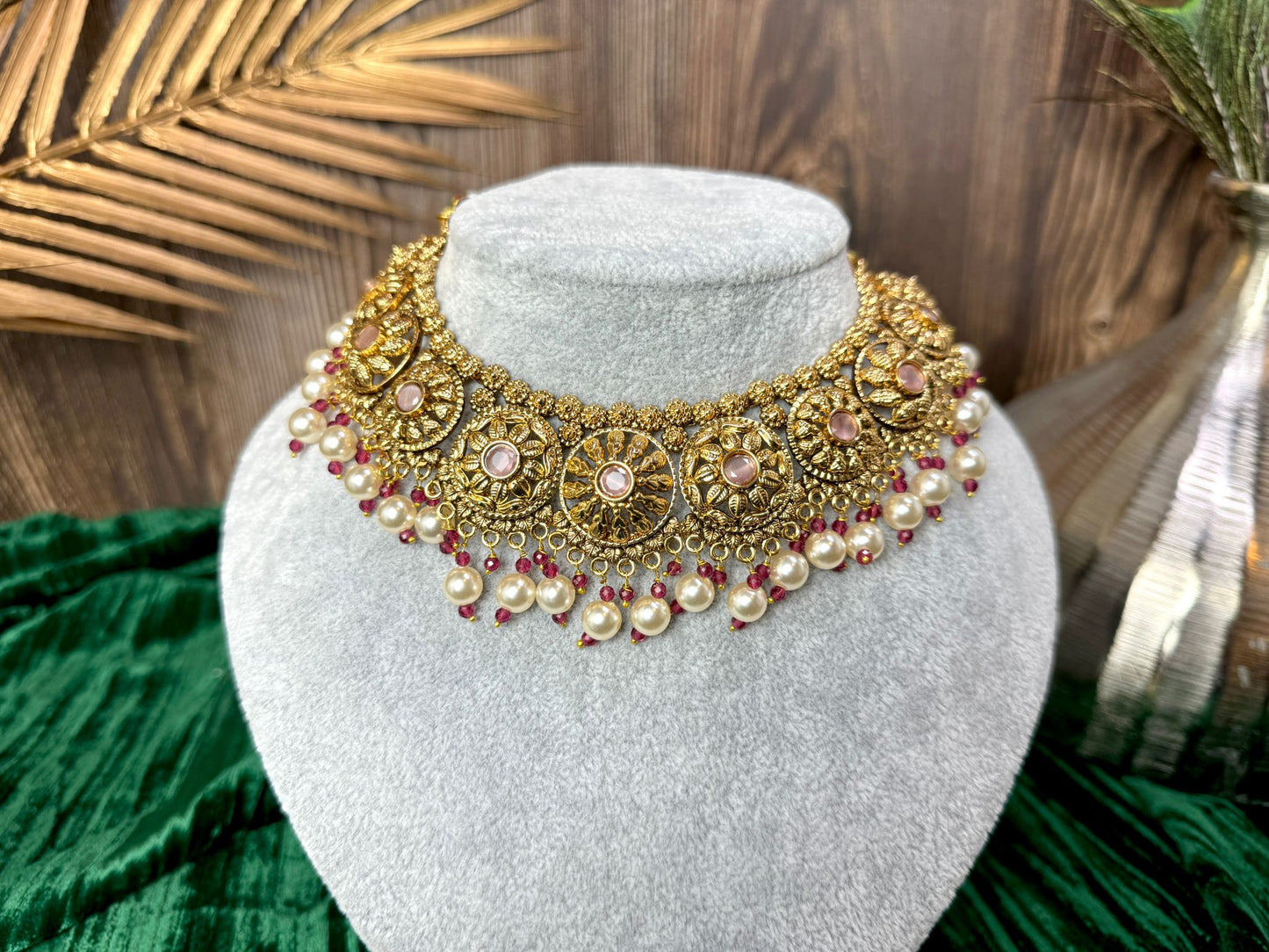 Light Pink Antique Gold Set- Charisma 1002