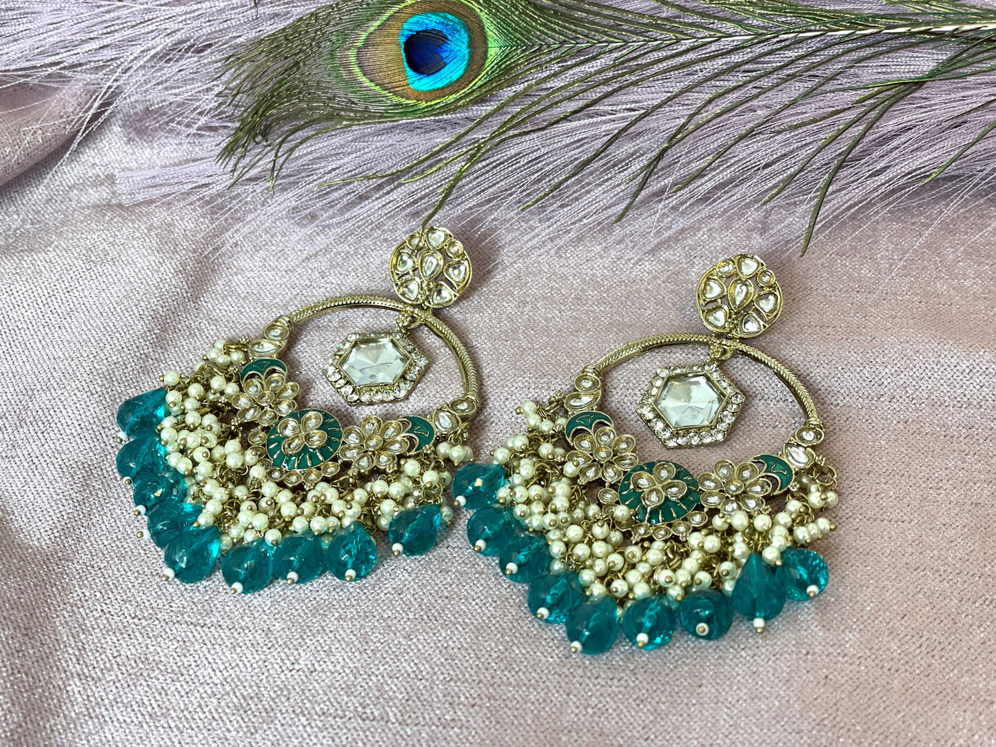 Teal Chandbalis- Aura 1009
