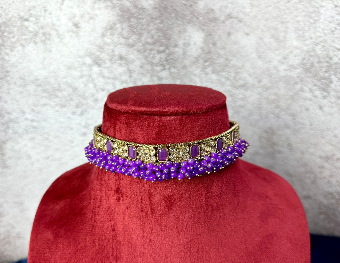 Deep Purple Choker- Majesty 1014
