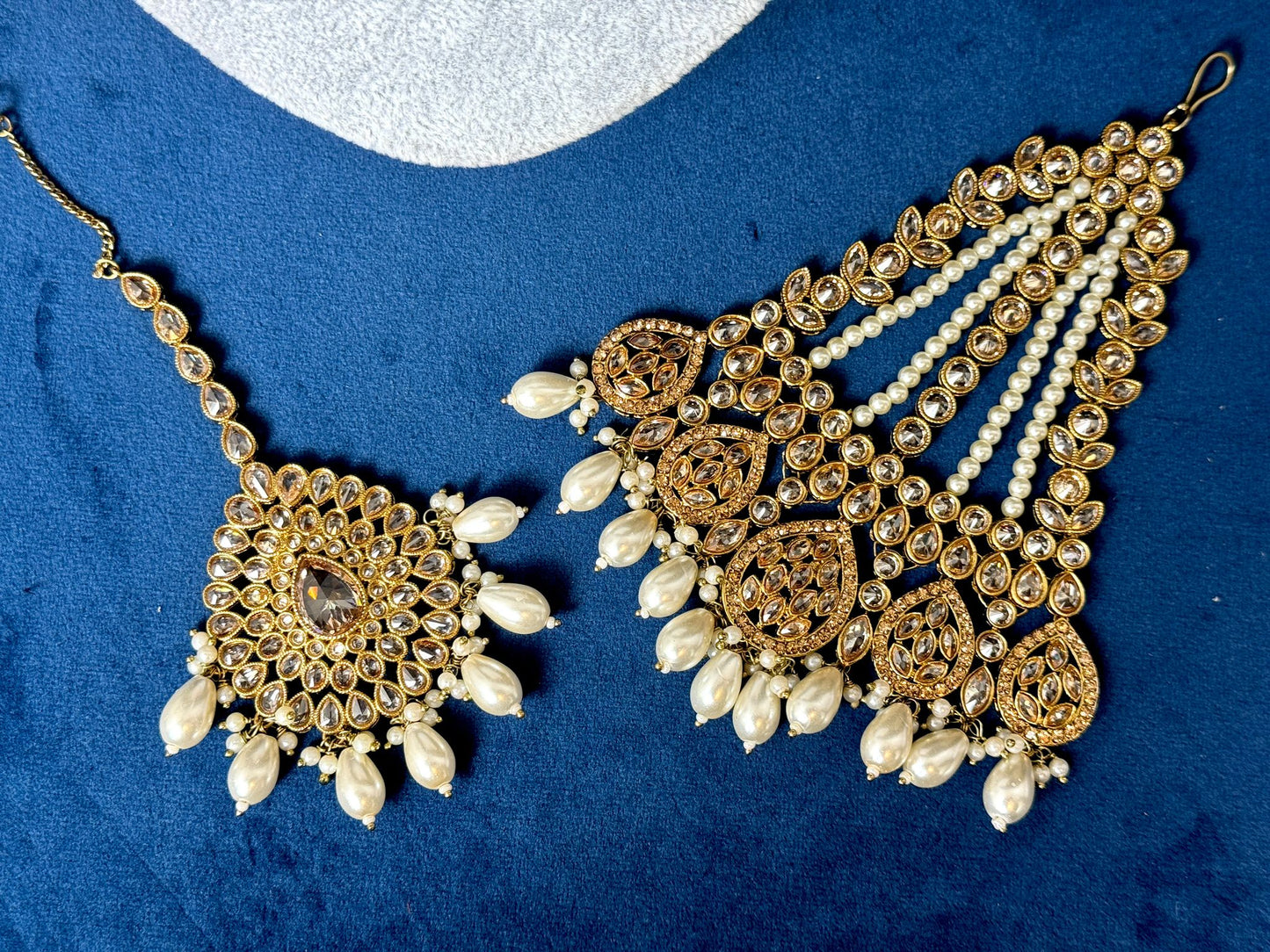 Bridal Gold Statement Set - Majesty 1007