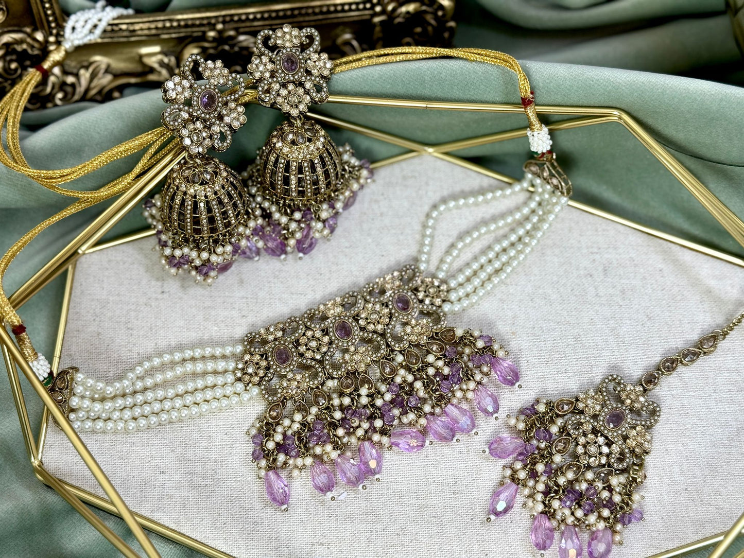Lavender Choker - Grace 1001