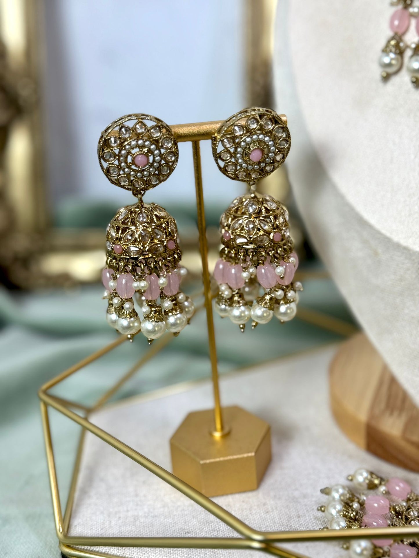Baby Pink Pearl Choker - Grace 1002