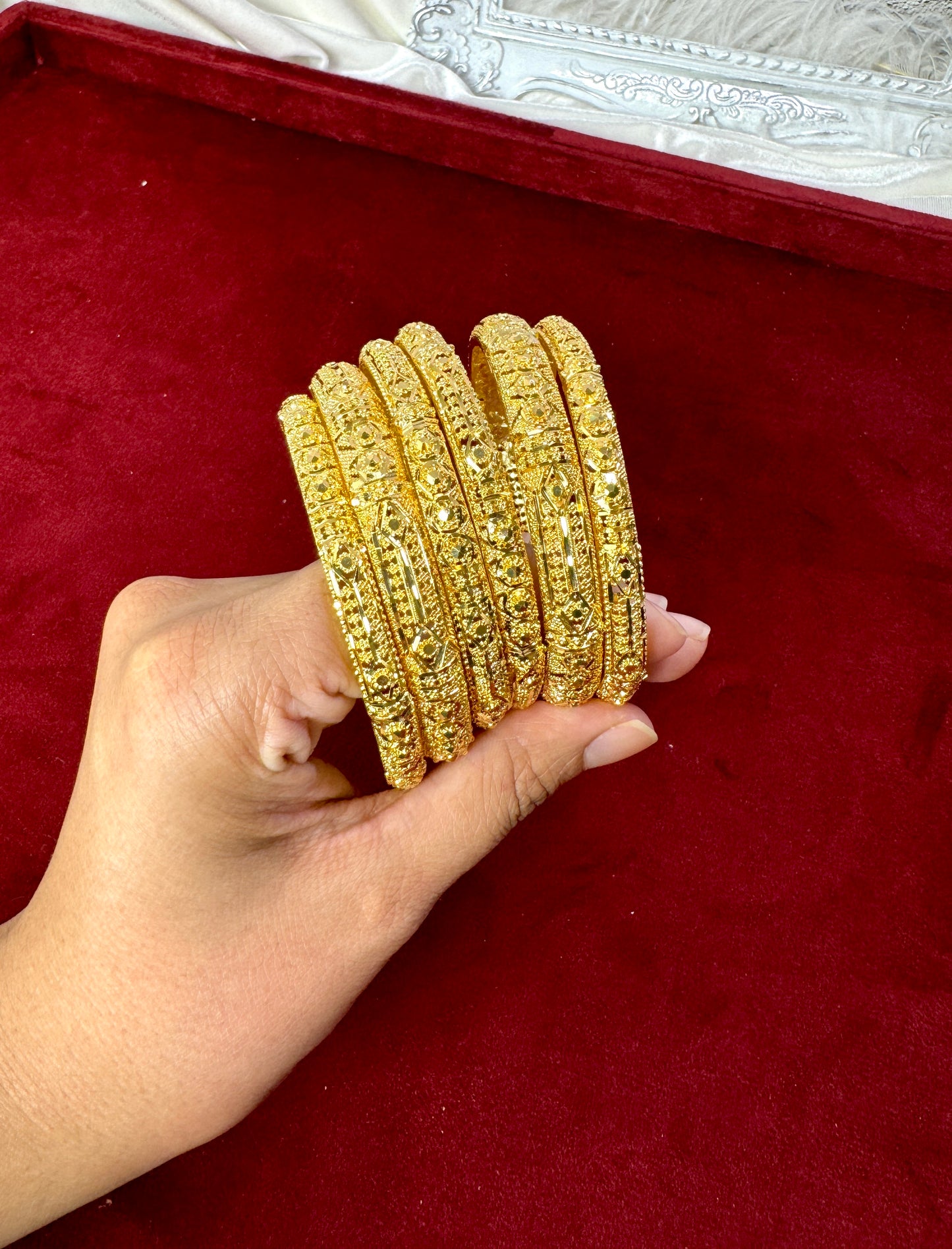 24 Gold Carat Plated Kadas Gold Rush 1008