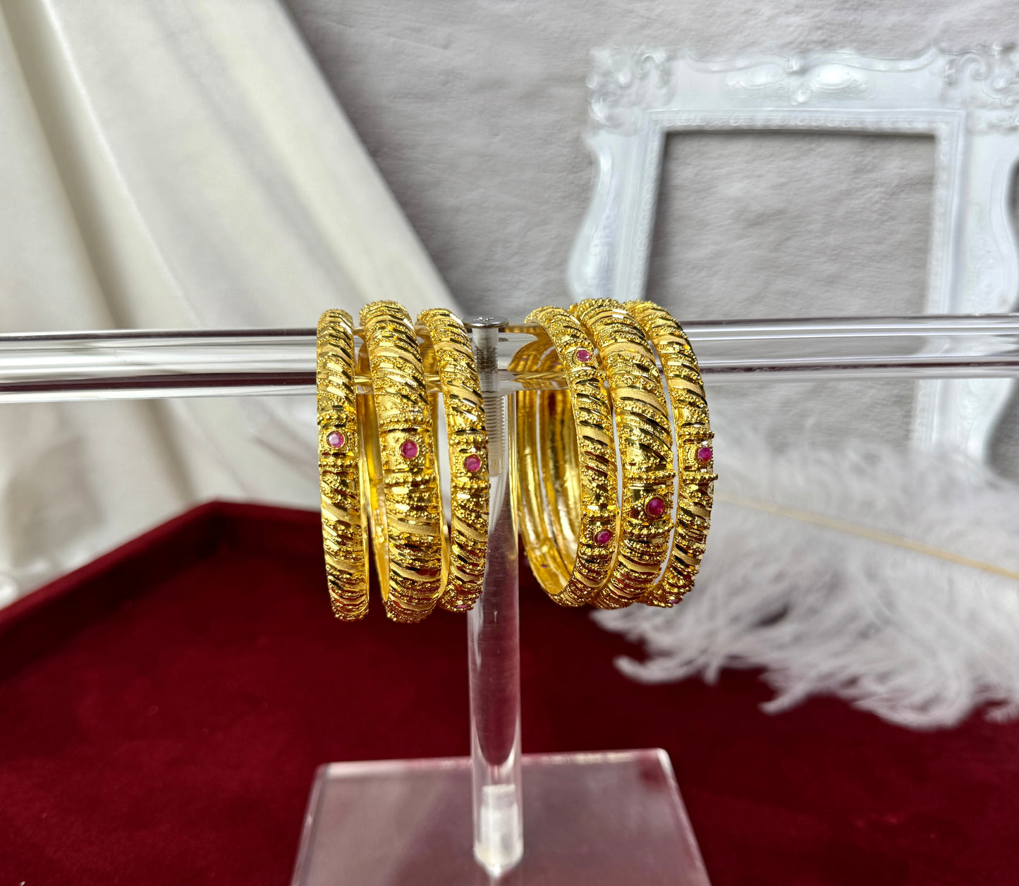 24 Gold Carat Plated Kadas Gold Rush 1010