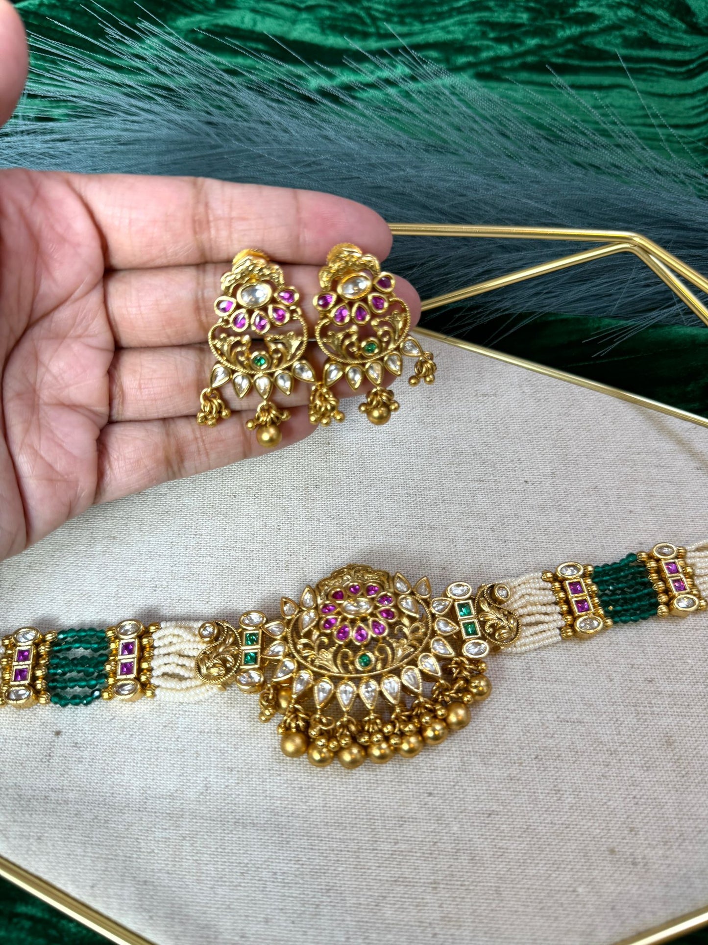 Green Magenta Pearl Set- Charisma 1007