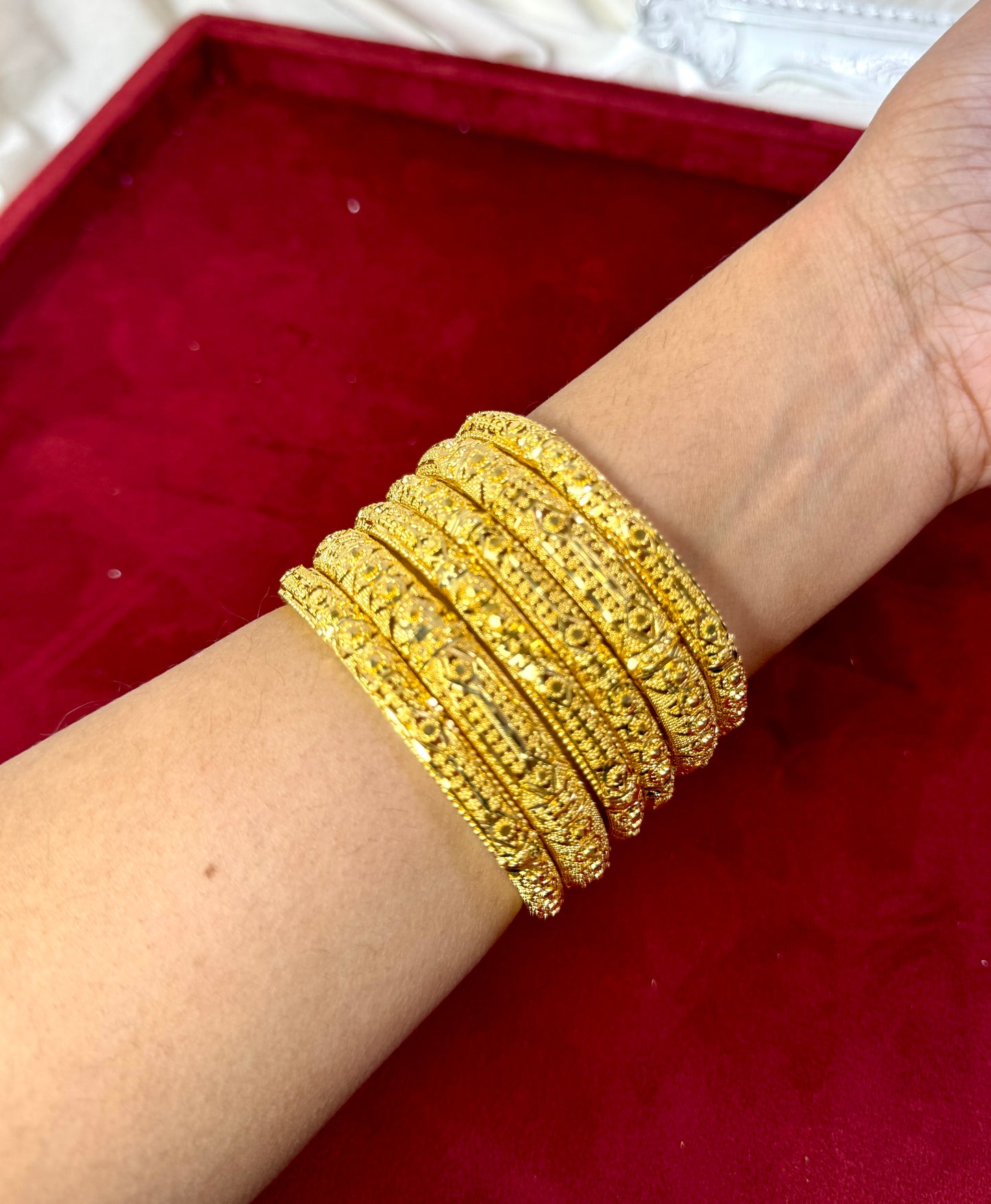 24 Gold Carat Plated Kadas Gold Rush 1008