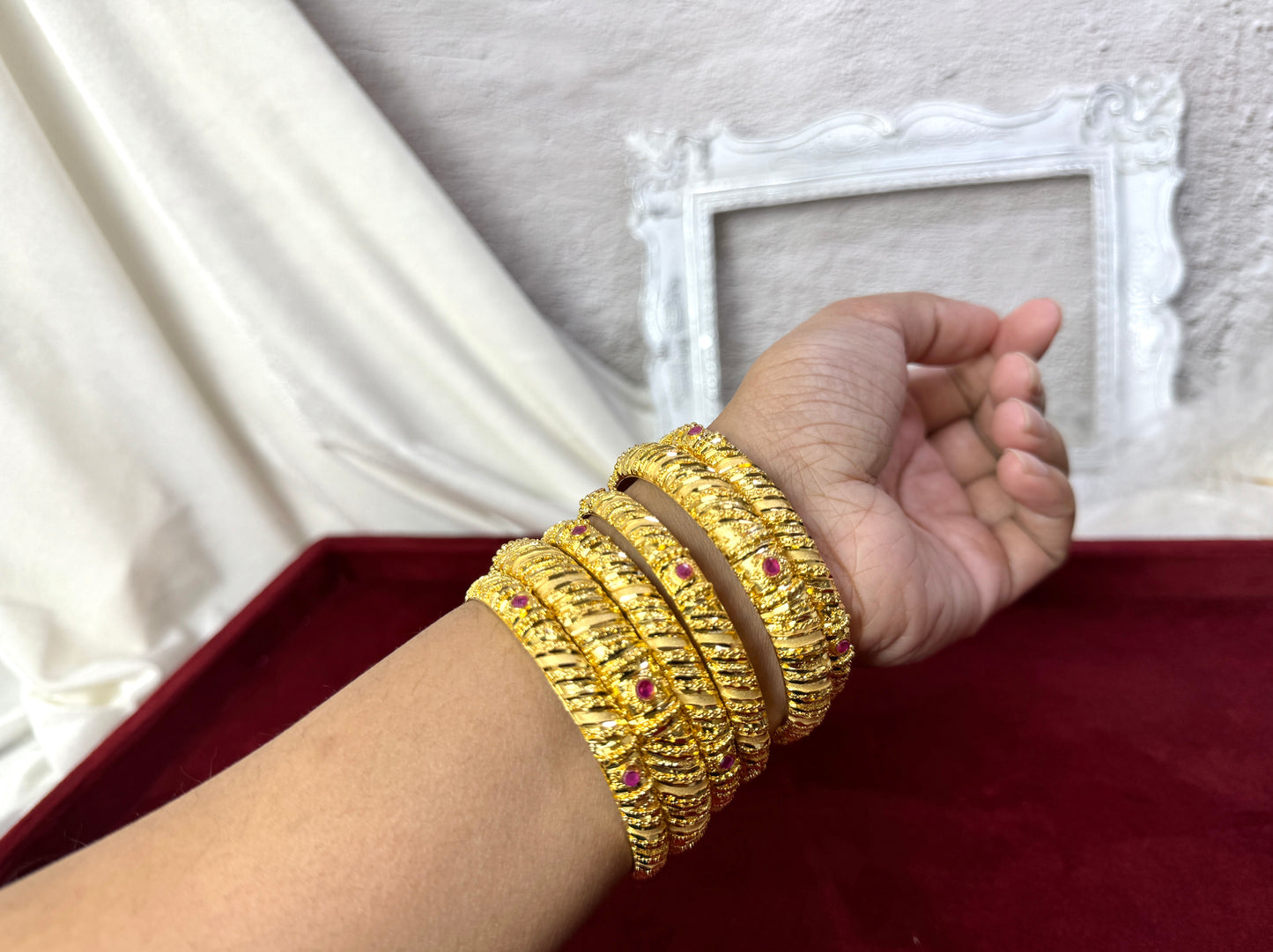 24 Gold Carat Plated Kadas Gold Rush 1010