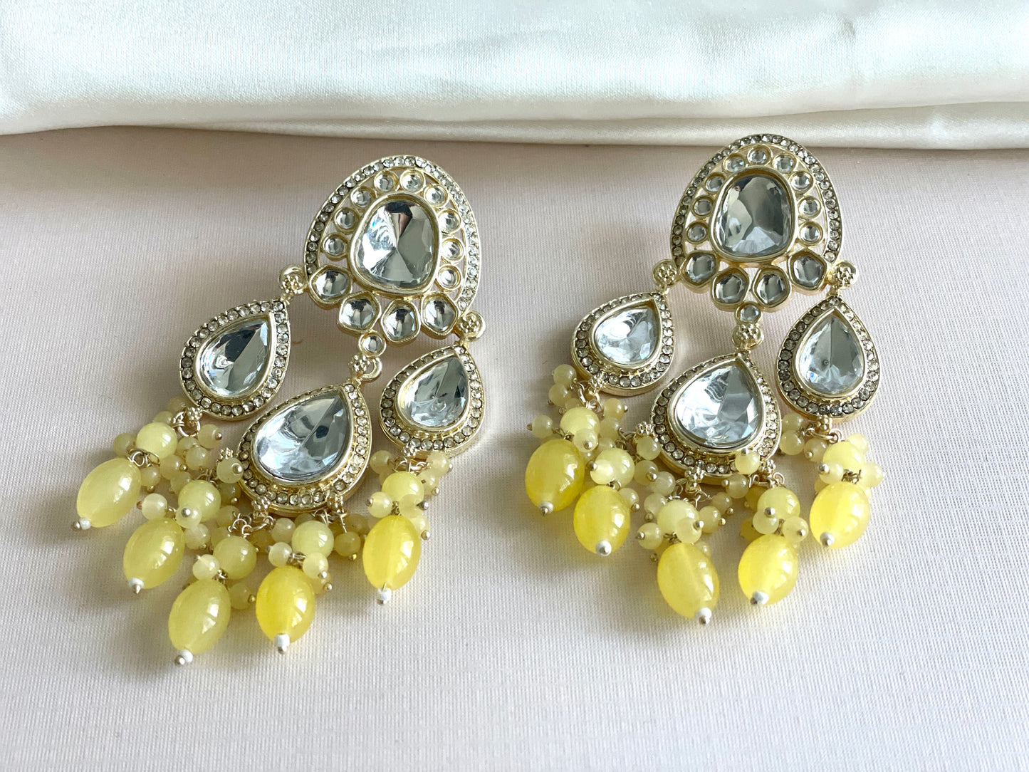 Hanging Kundan Earrings