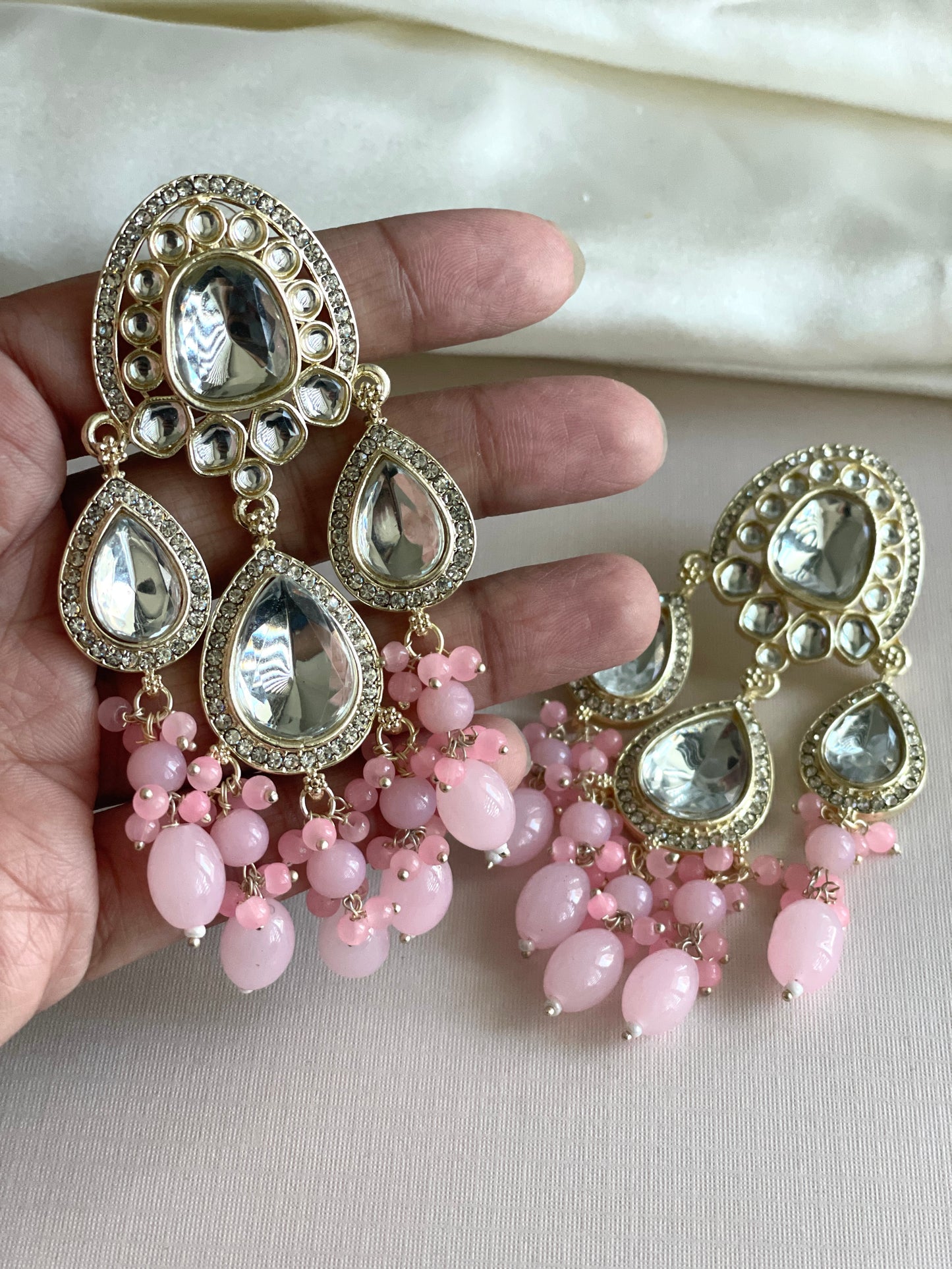 Hanging Kundan Earrings