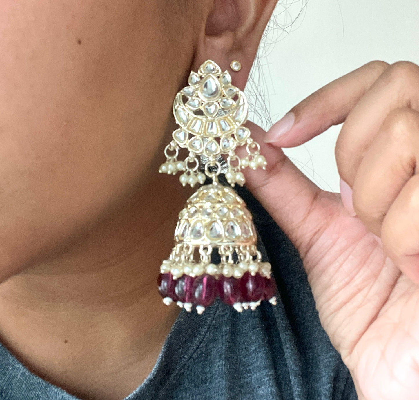 Soma Tikka set - Burgundy