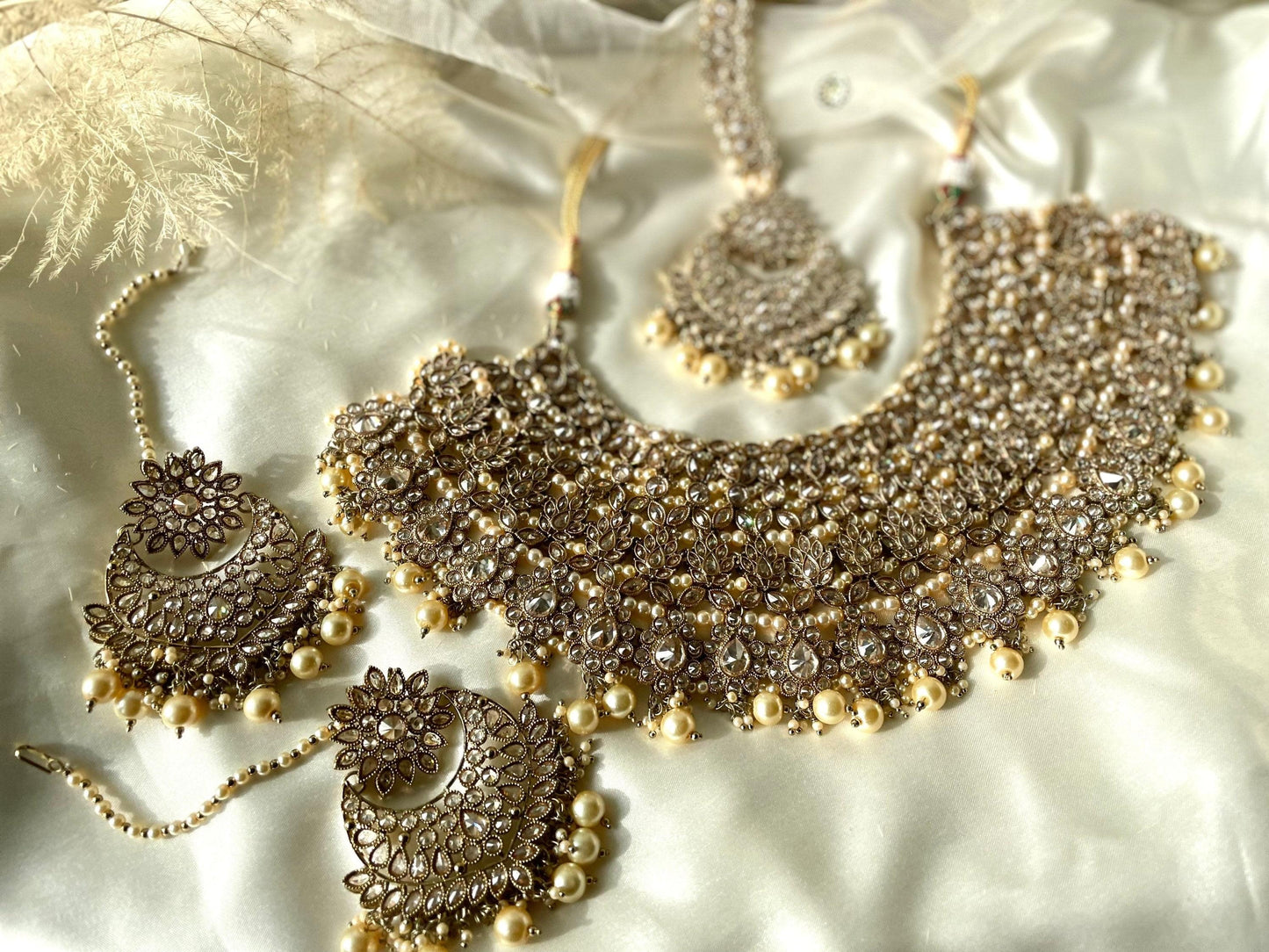 Bridal Choker Necklace Polki