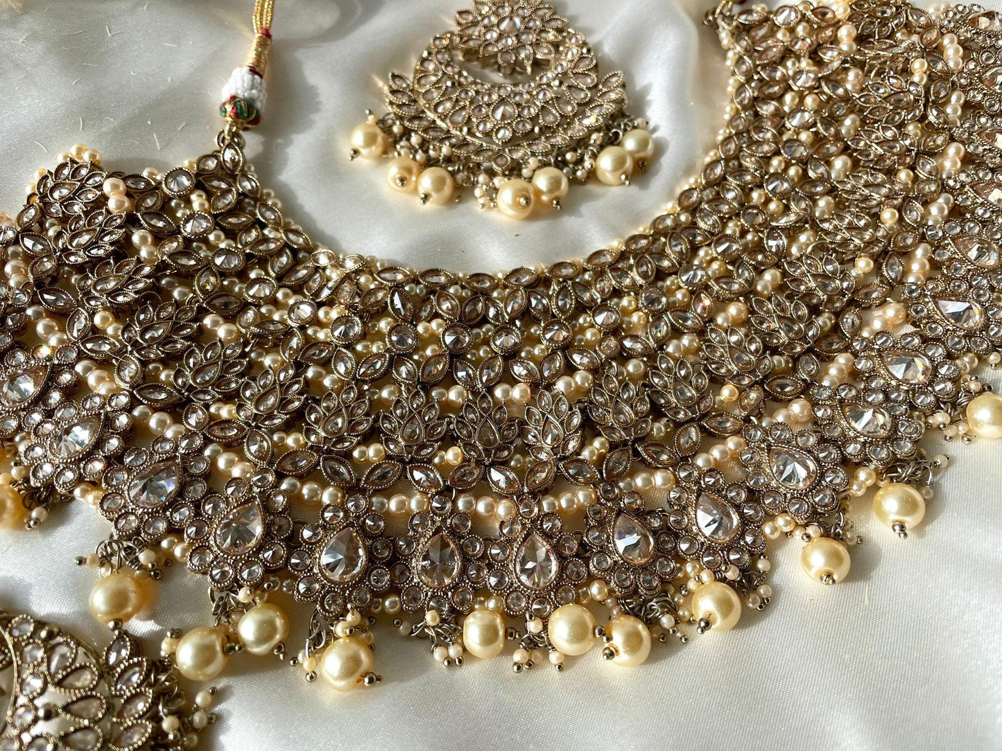 Bridal Choker Necklace Polki