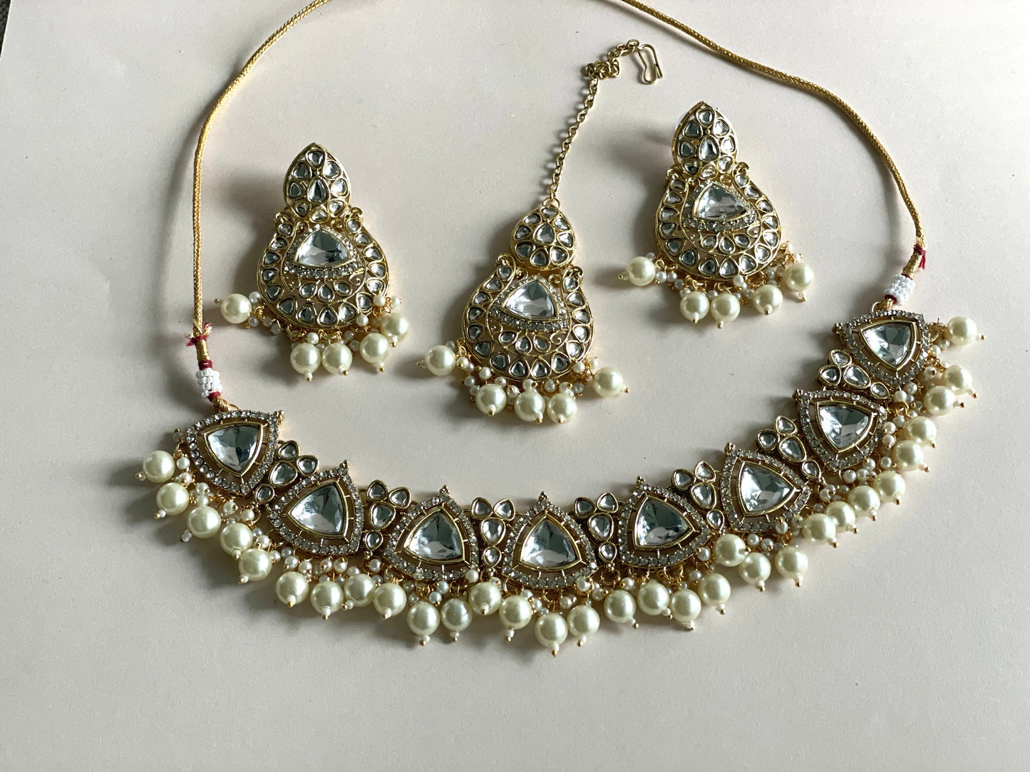 Chahat Kundan Set- Gold