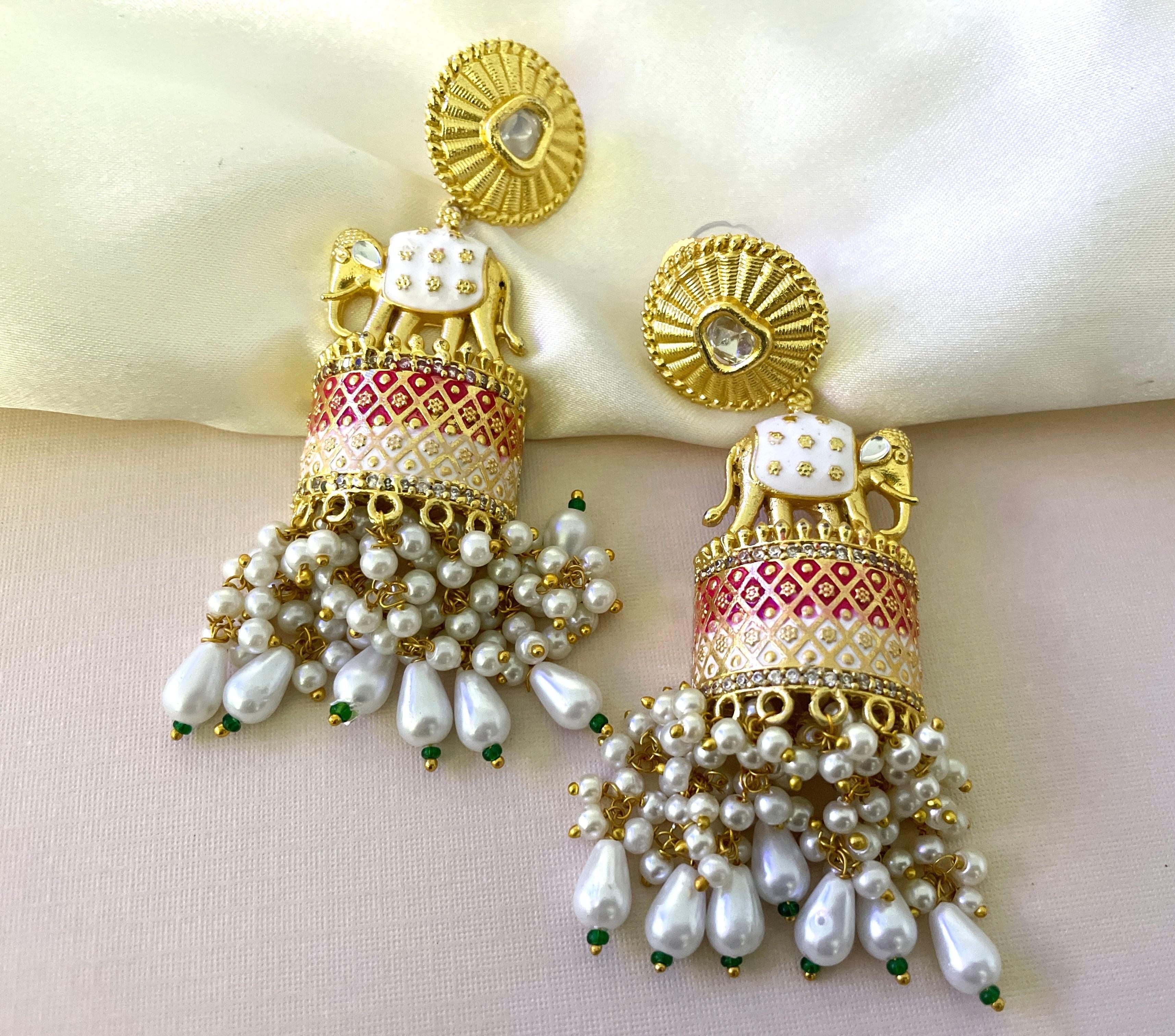 Elephant jhumkas deals