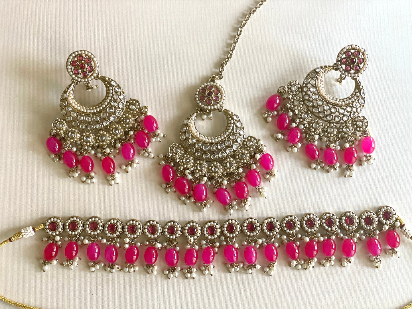 Rohini Set-Magenta