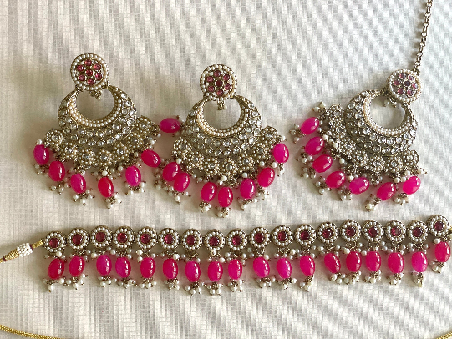 Rohini Set-Magenta