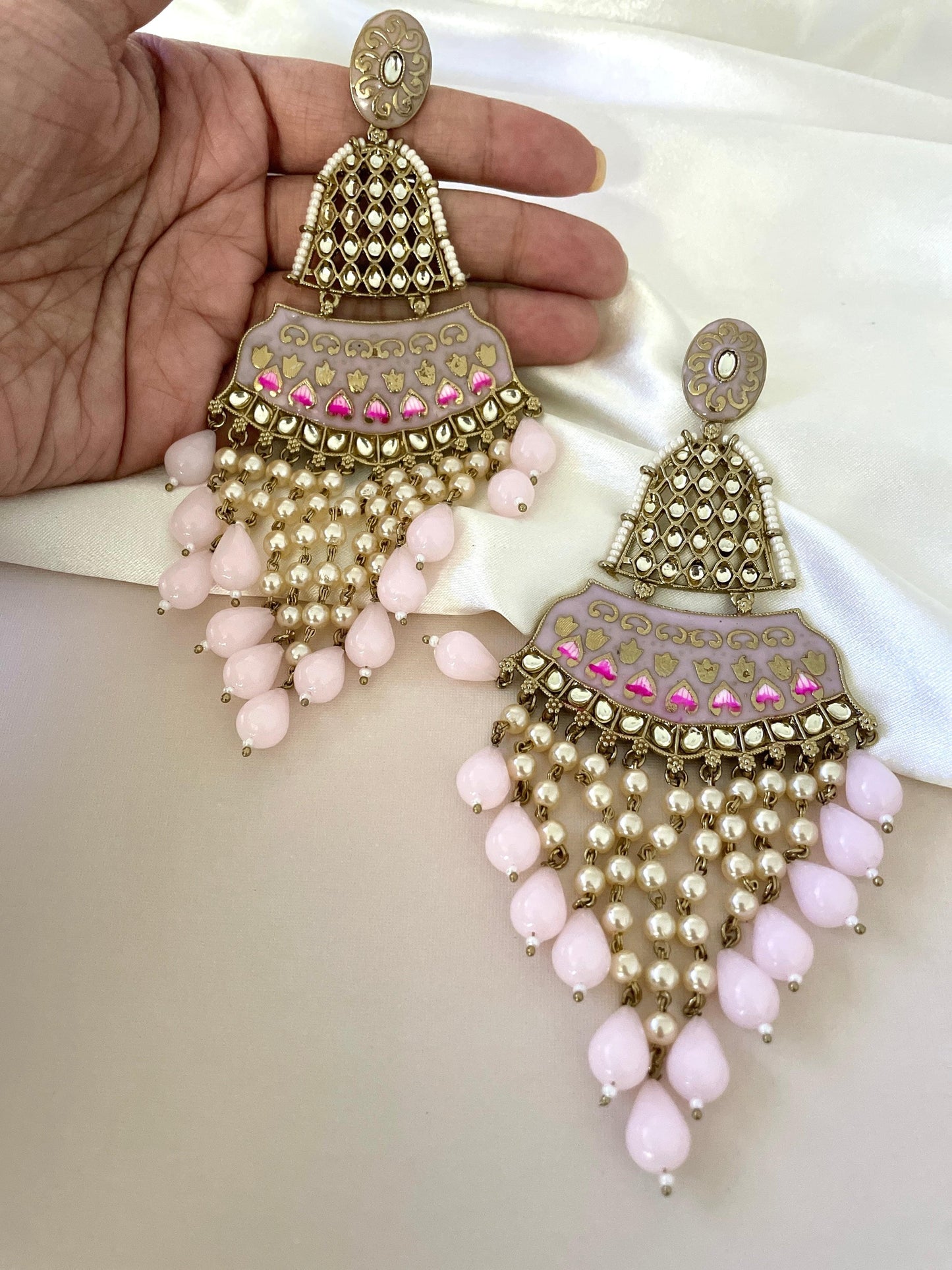 Baby Pink Chandbalis