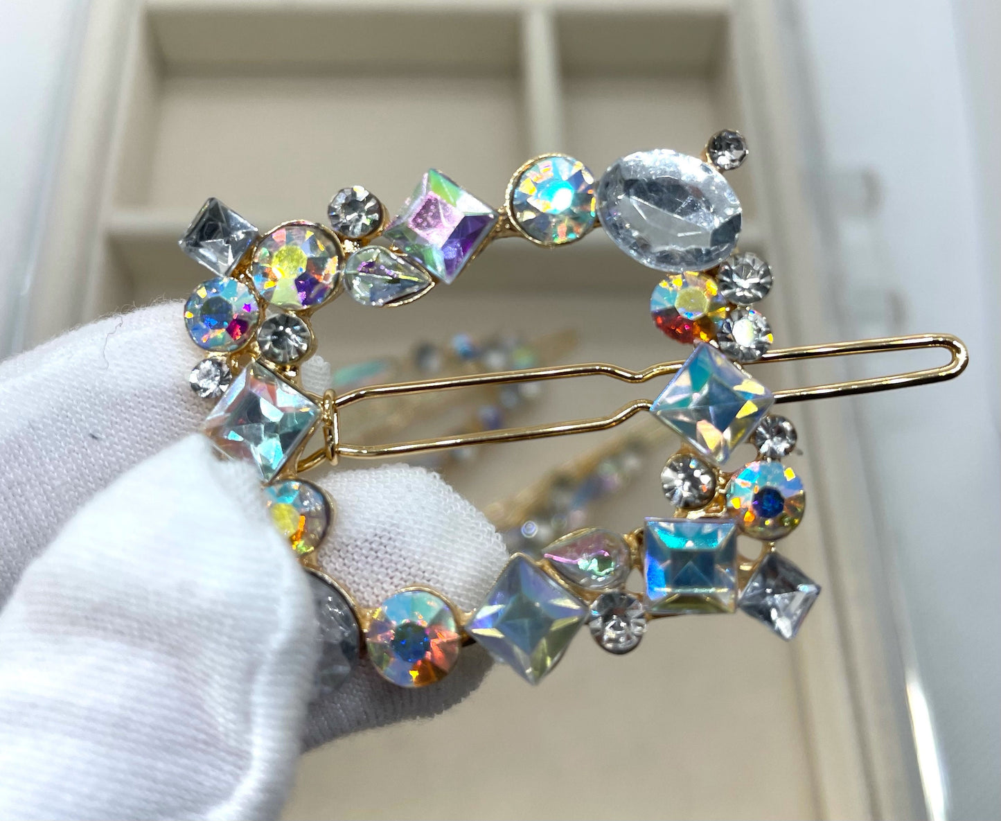 Set of 3 Multicolor hair pins