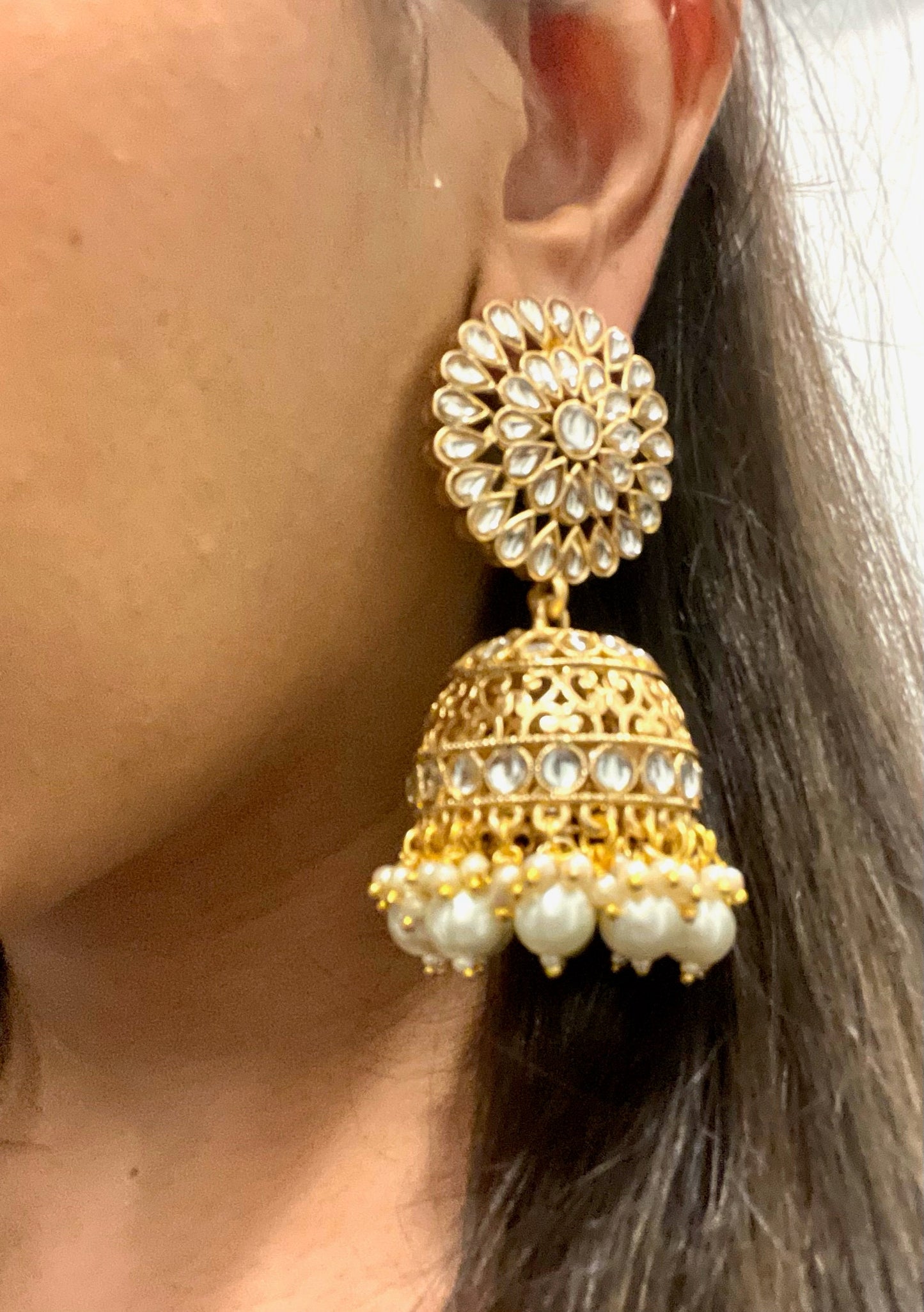 Large Gold Jhumka