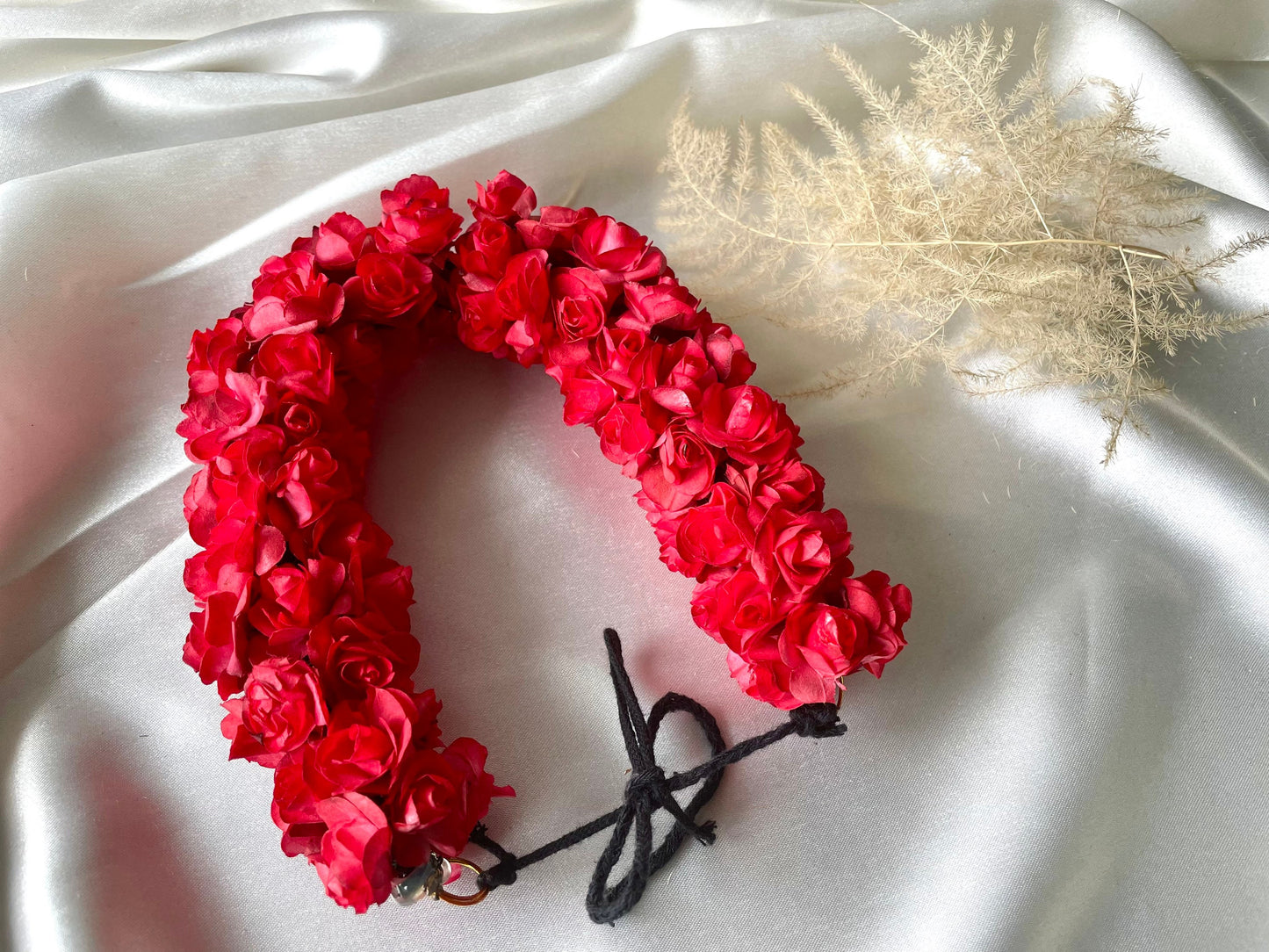 Red Rose Artificial Gajra
